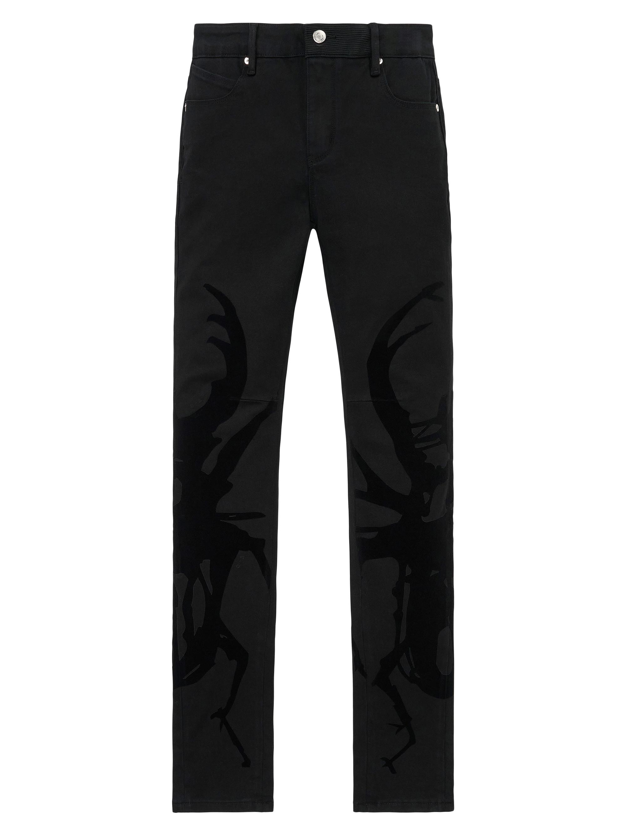 RTA Men's Chaparral Bryant Printed Skinny Jeans - Black Beetle