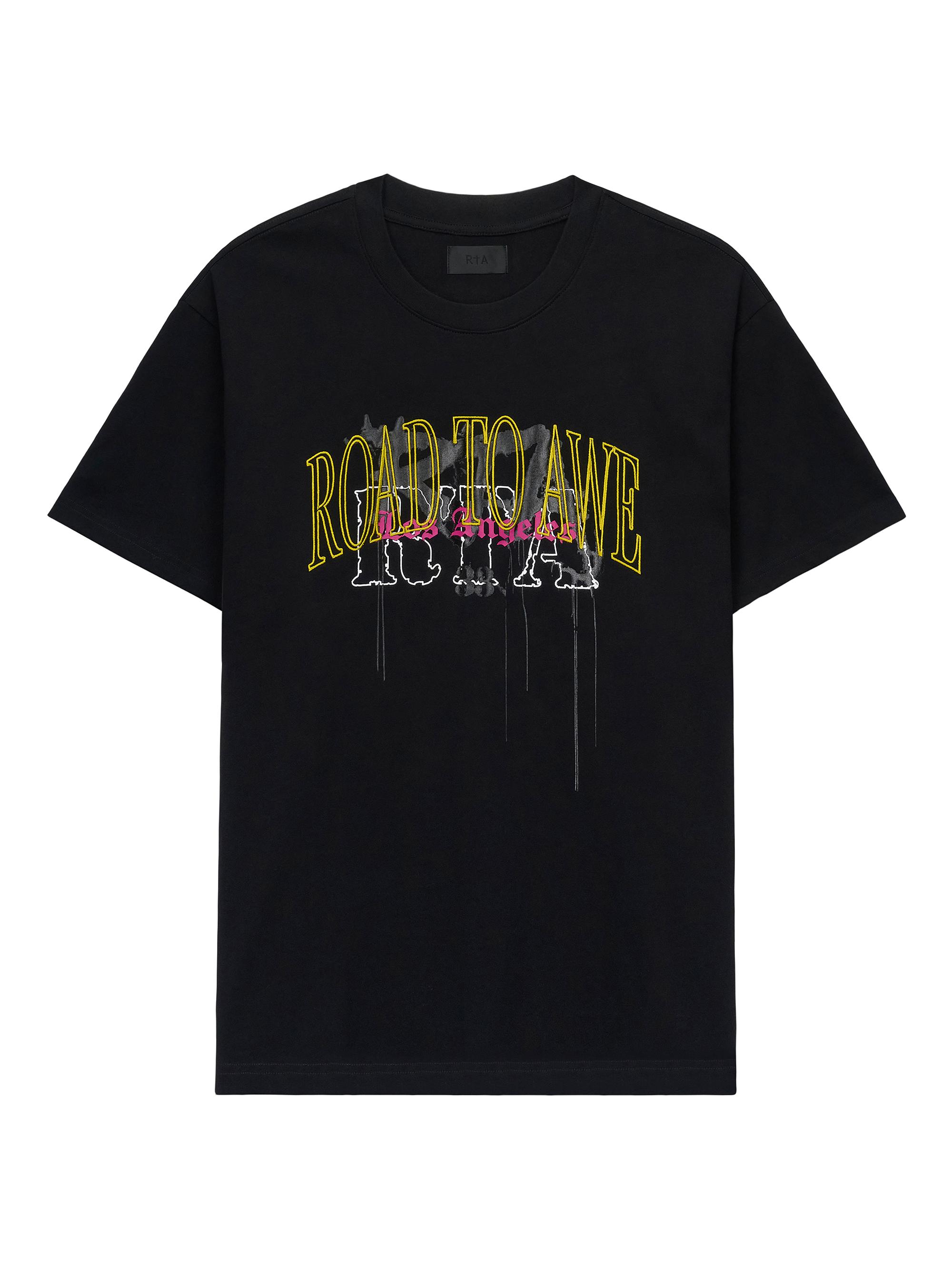 RTA Liam Logo Cotton T-Shirt | Saks Fifth Avenue