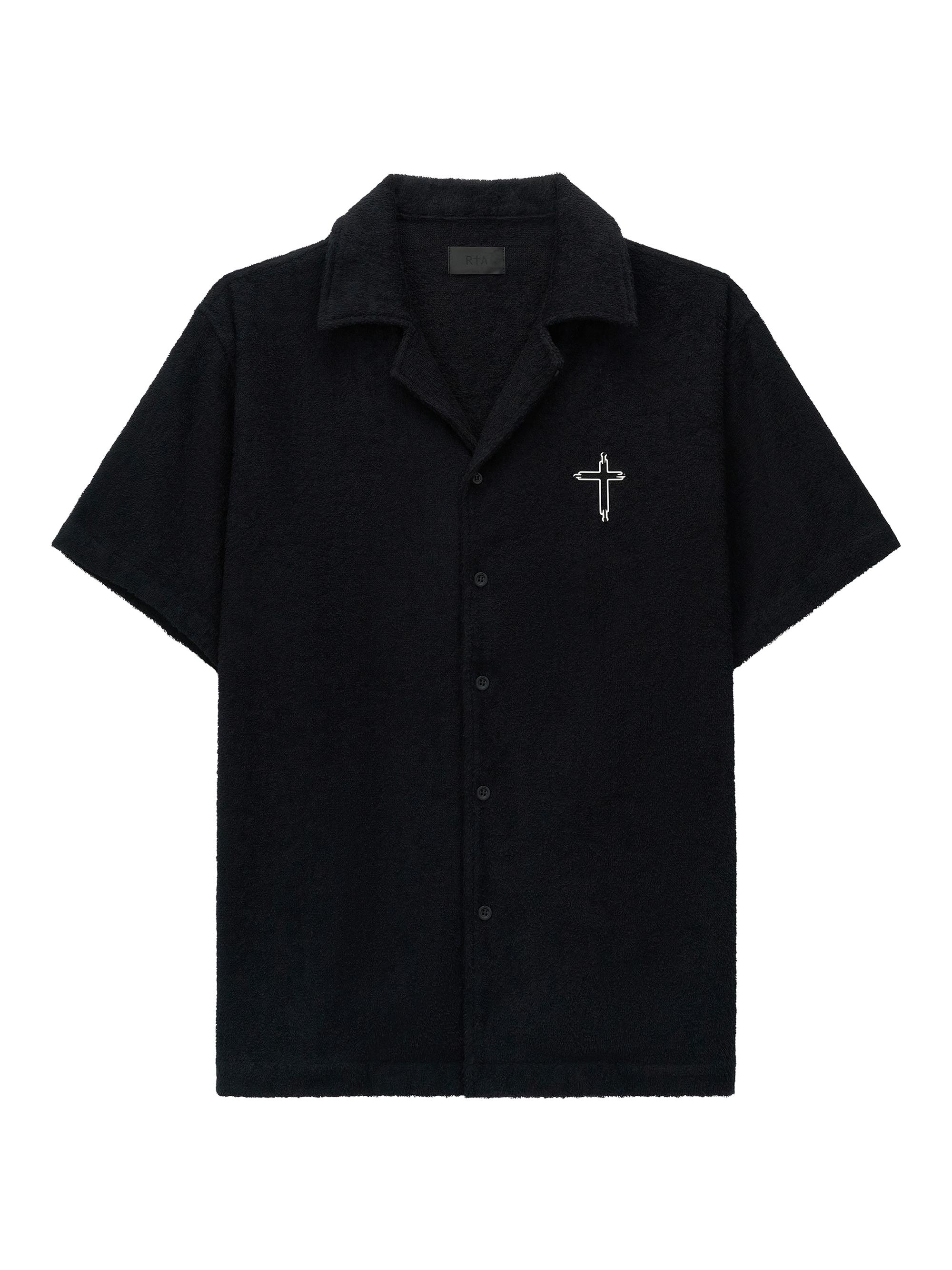 Hudson Jeans Faux Leather Baseball Jersey | Saks Fifth Avenue