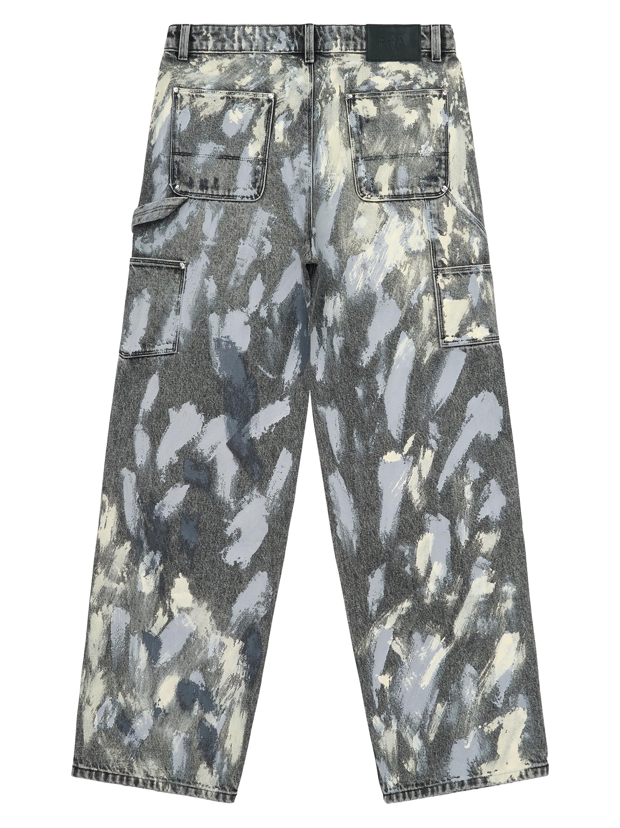 RTA Men's Chaparral Santiago Carpenter Jeans - Stone Haze Paint | Thumbnail 2