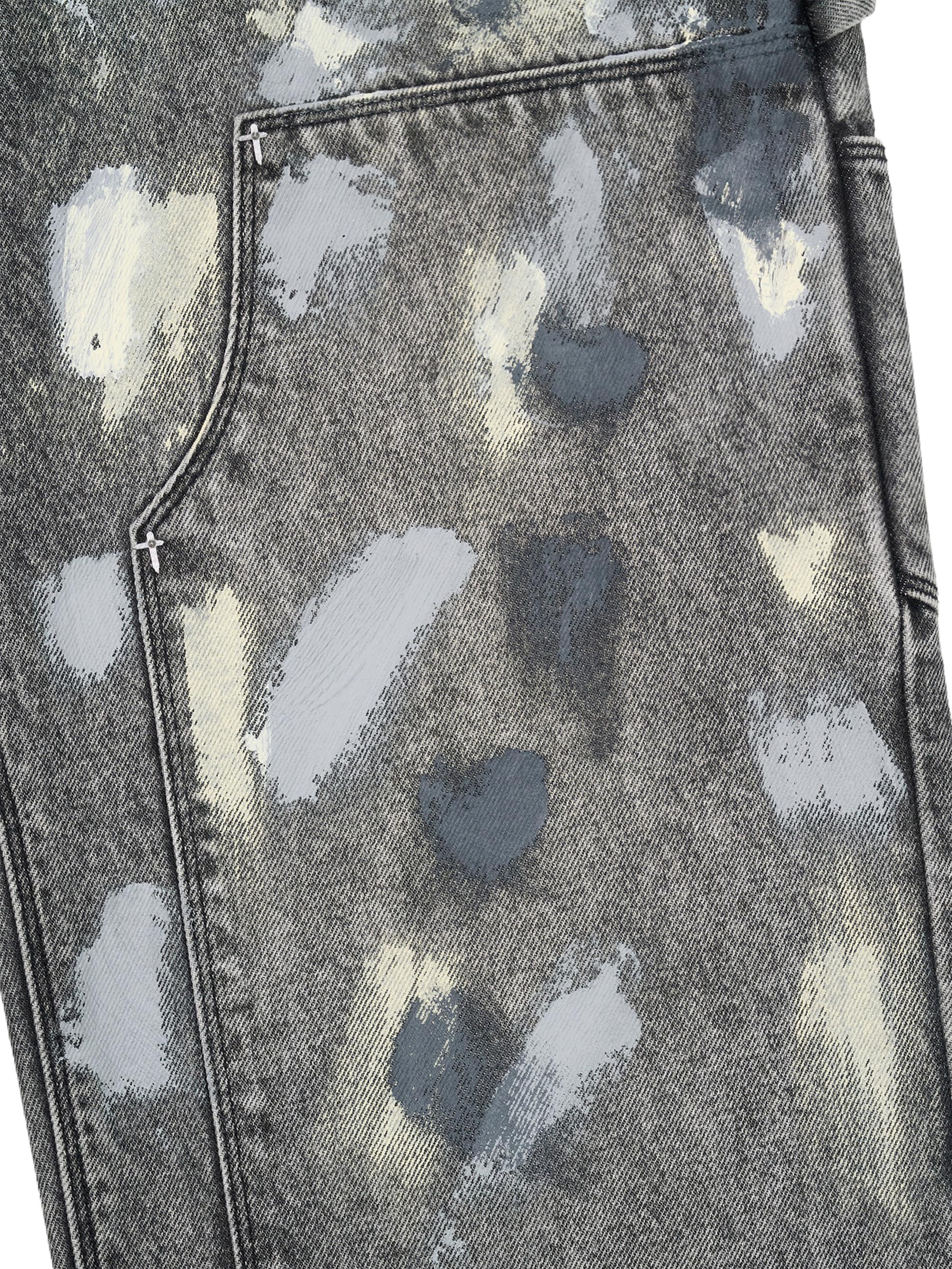 RTA Men's Chaparral Santiago Carpenter Jeans - Stone Haze Paint | Thumbnail 3