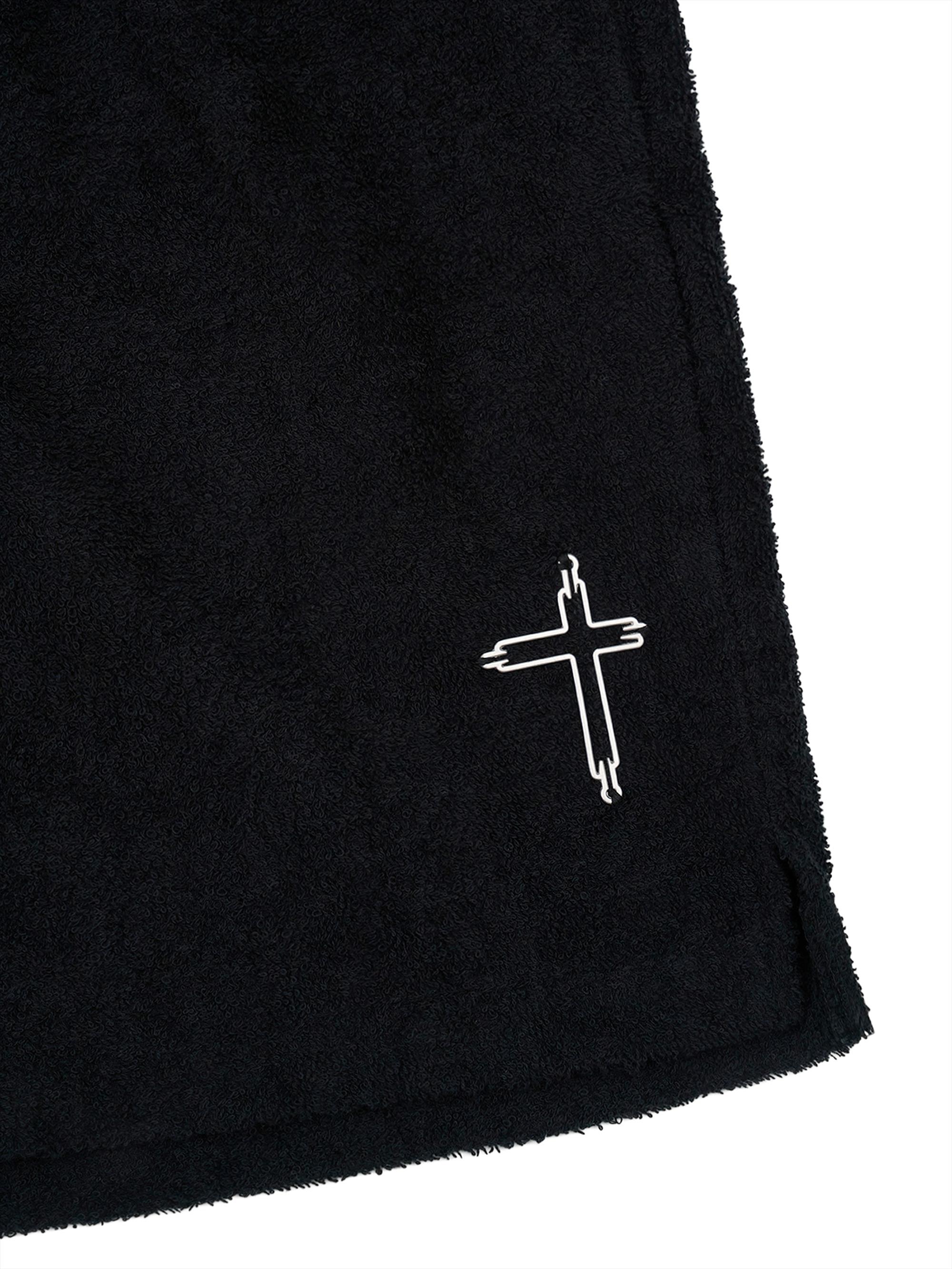 RTA Men's Chaparral Clyde Logo-Detail Cotton Shorts - Black | Thumbnail 3
