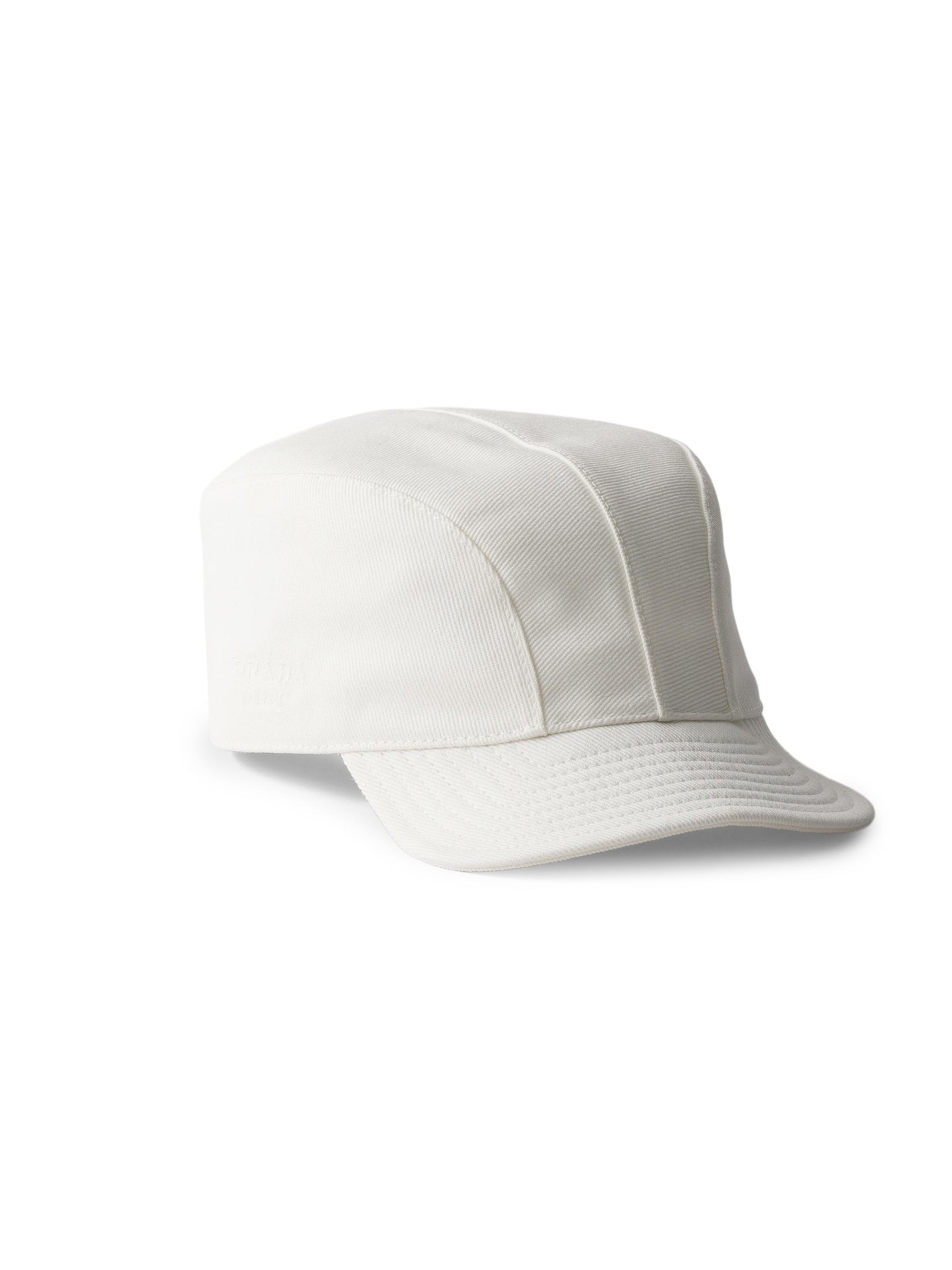 Prada Women's Drill Baseball Cap - White