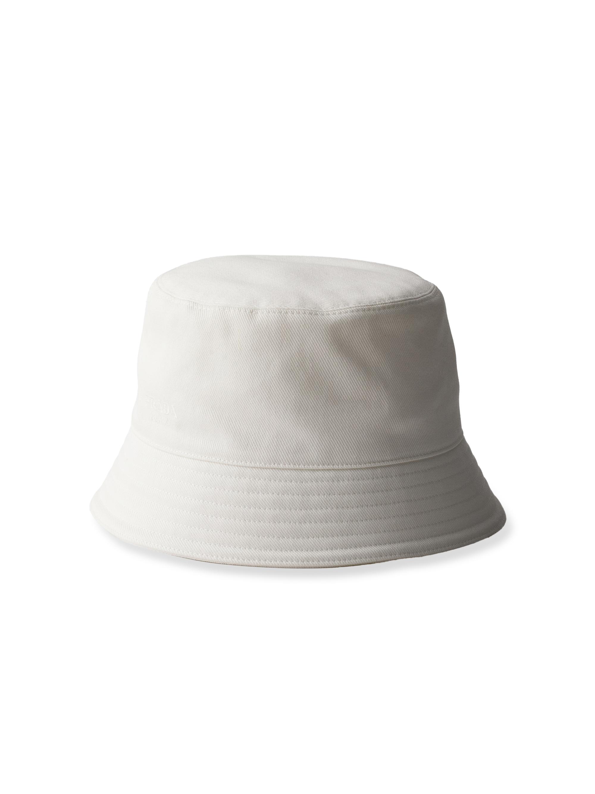 Prada Women's Drill Bucket Hat - White