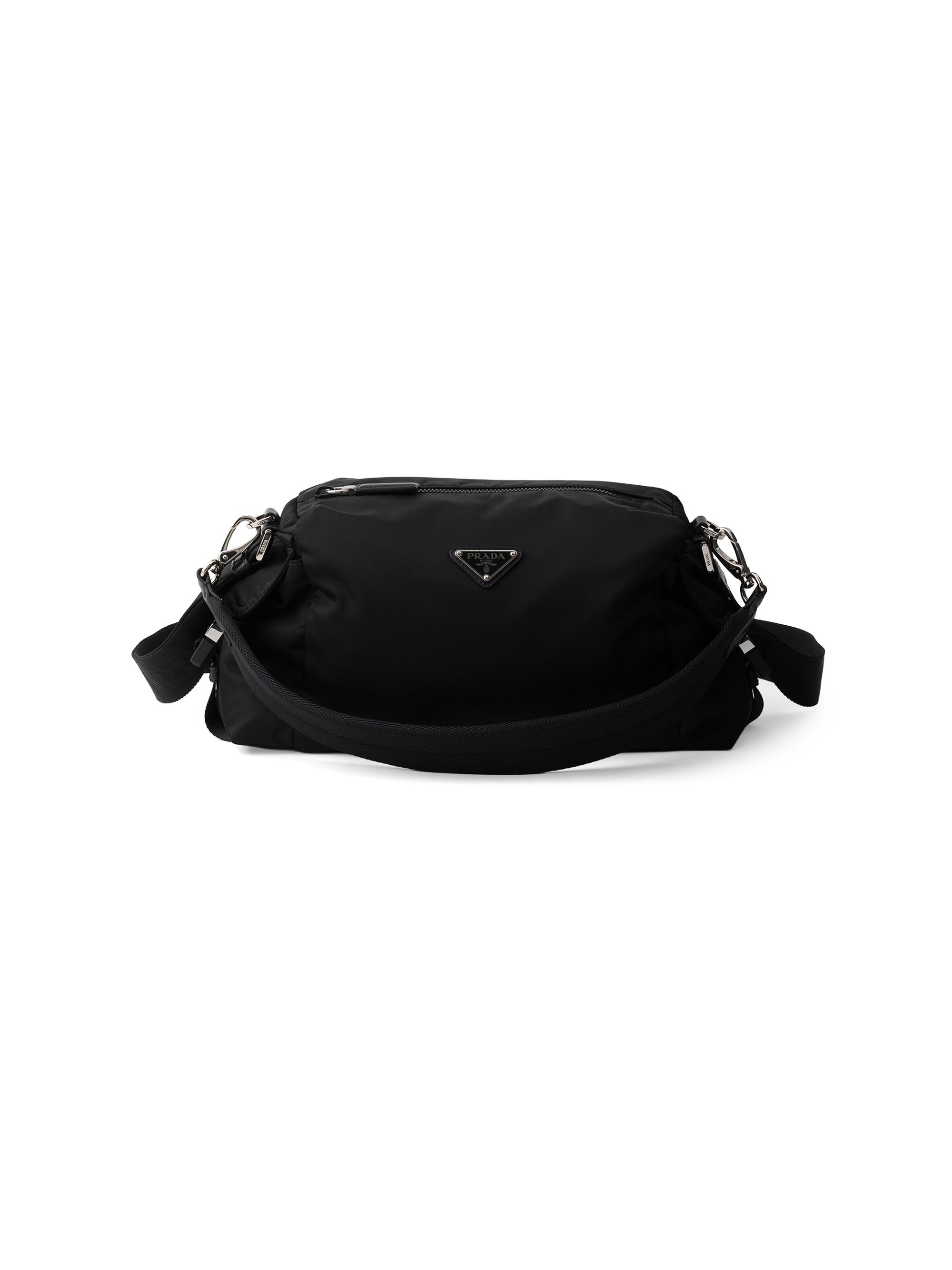 Prada Men's Explore Re-Nylon and Leather Bag - Black