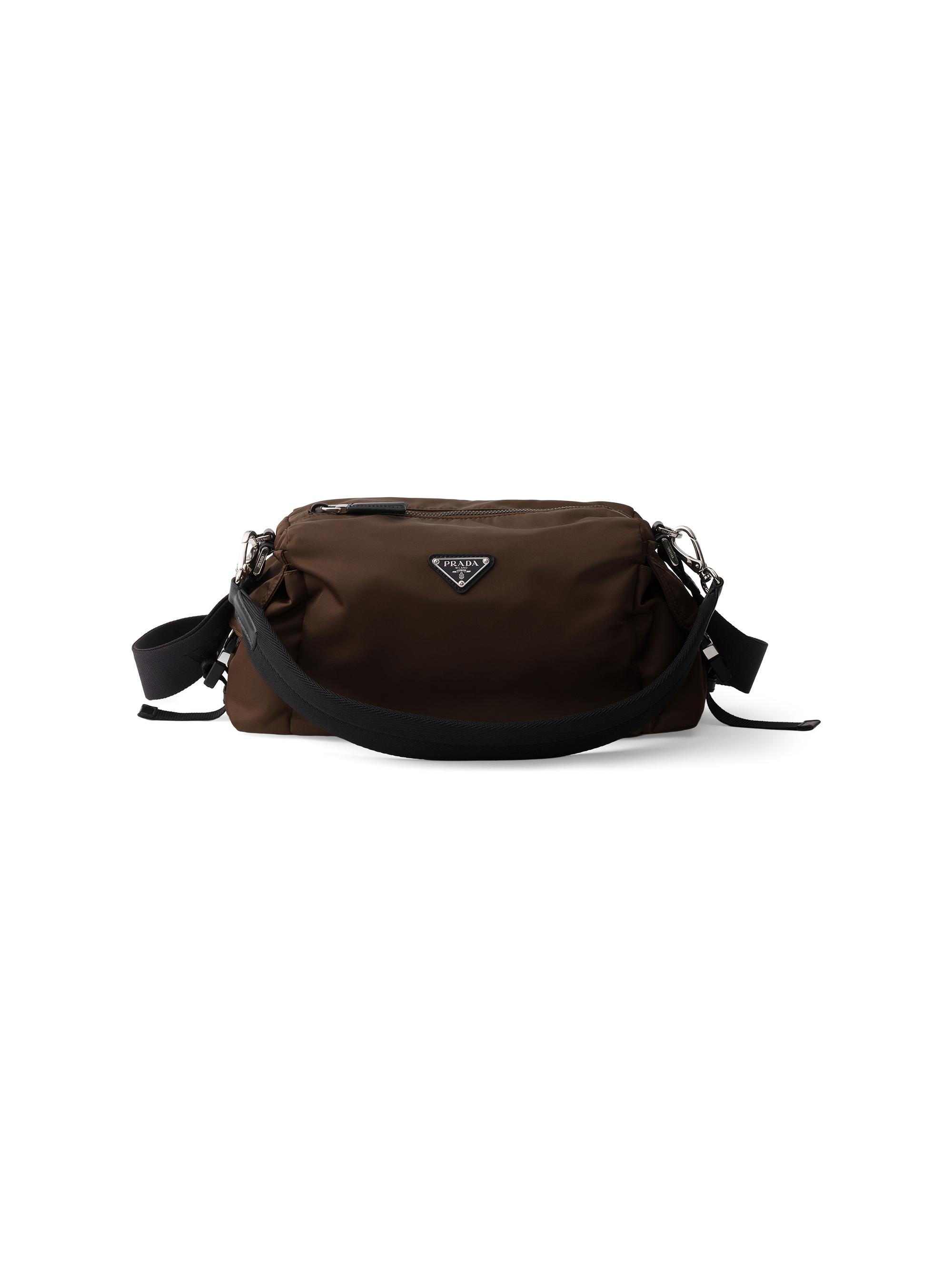 Prada Men's Explore Re-Nylon and Leather Bag - Brown