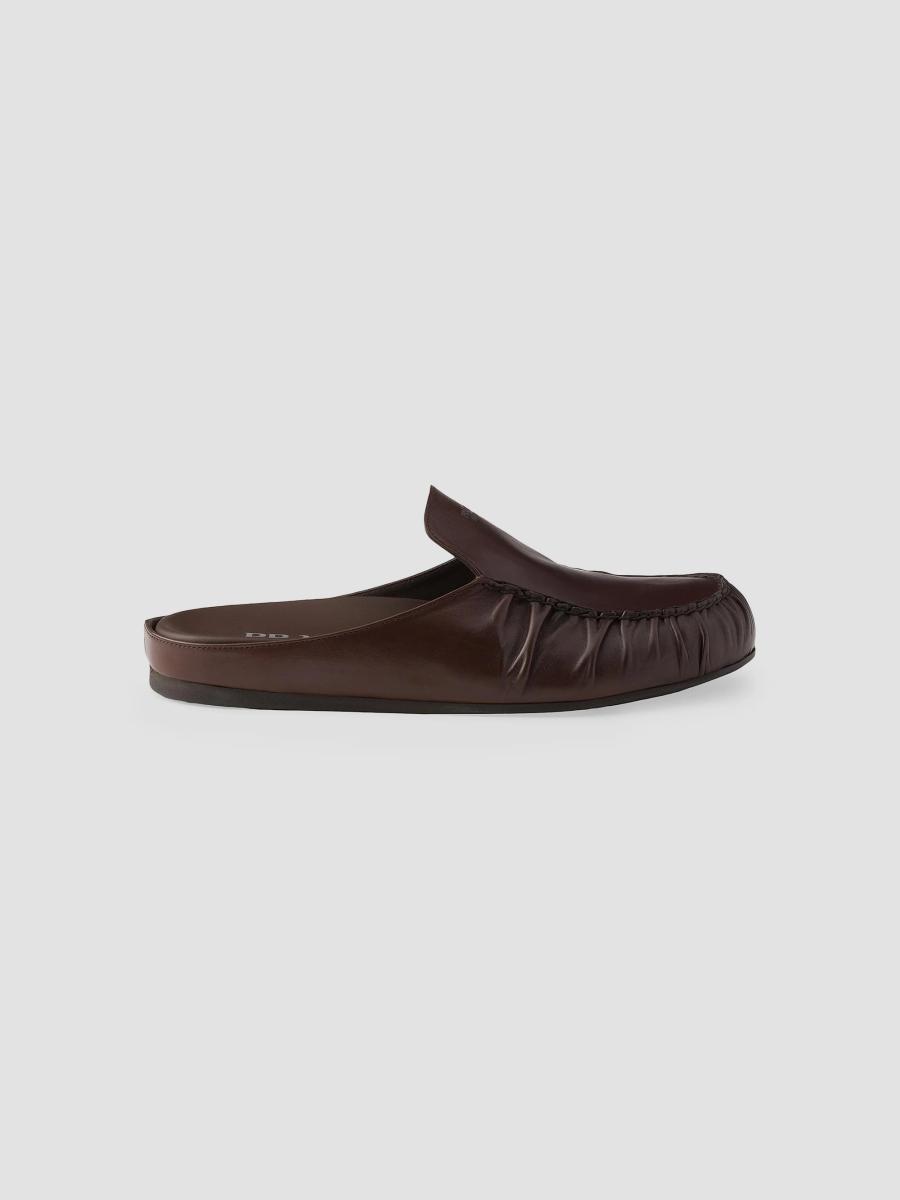Prada Leather Mules | Saks Fifth Avenue