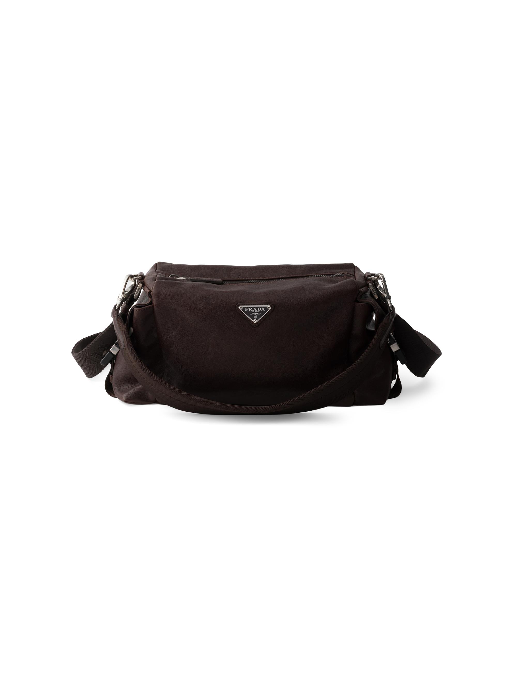Prada Men's Explore Leather Bag - Brown