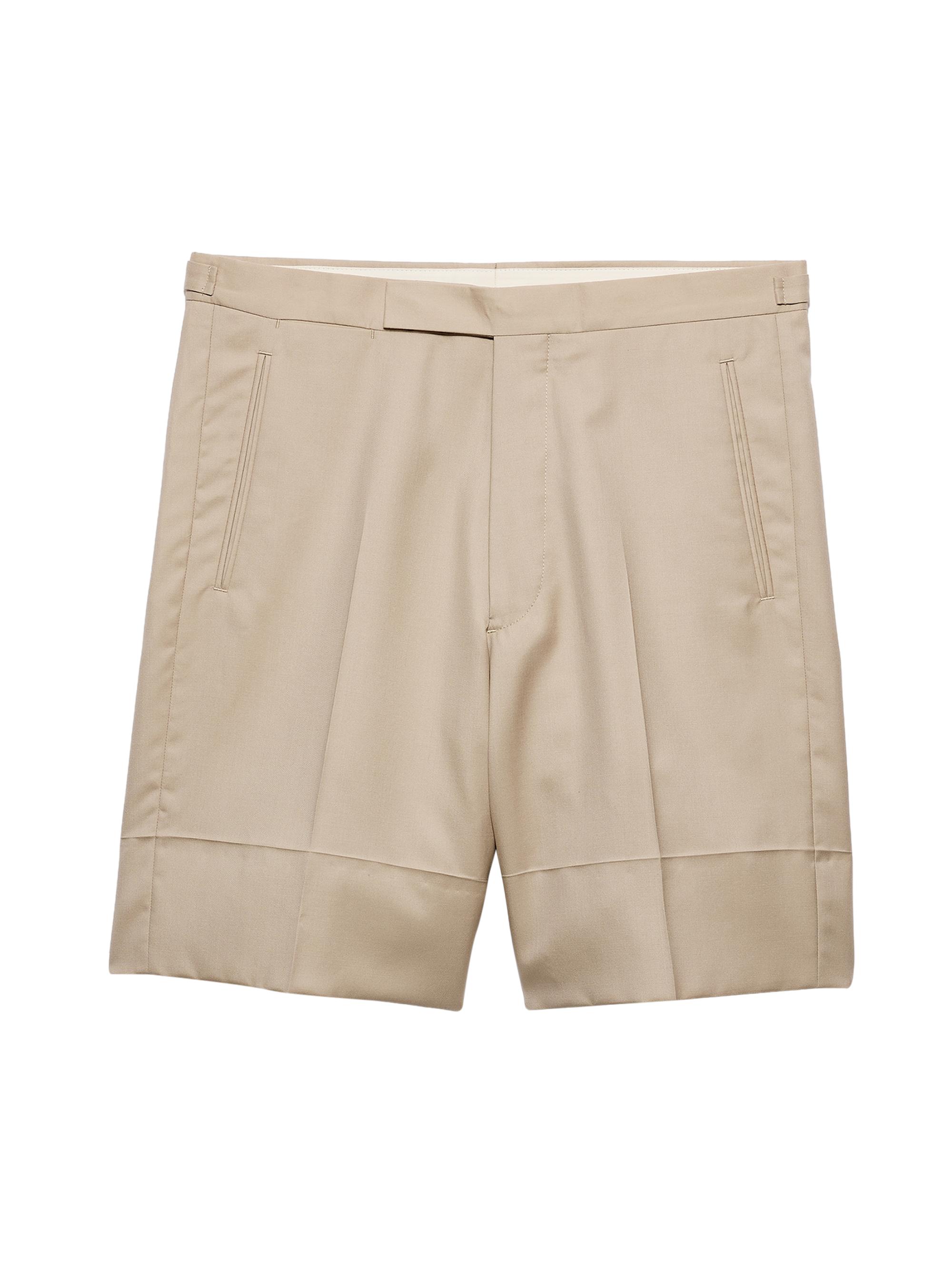 Prada Men's Cotton Bermuda Shorts - Beige Khaki