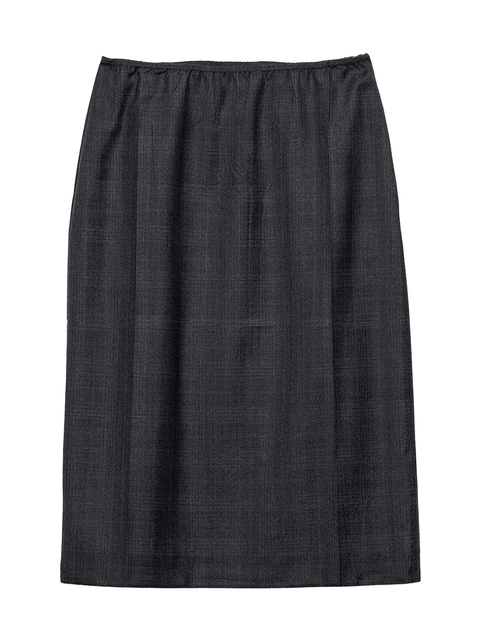 Prada Pleated Wool Flannel Skirt | Saks Fifth Avenue