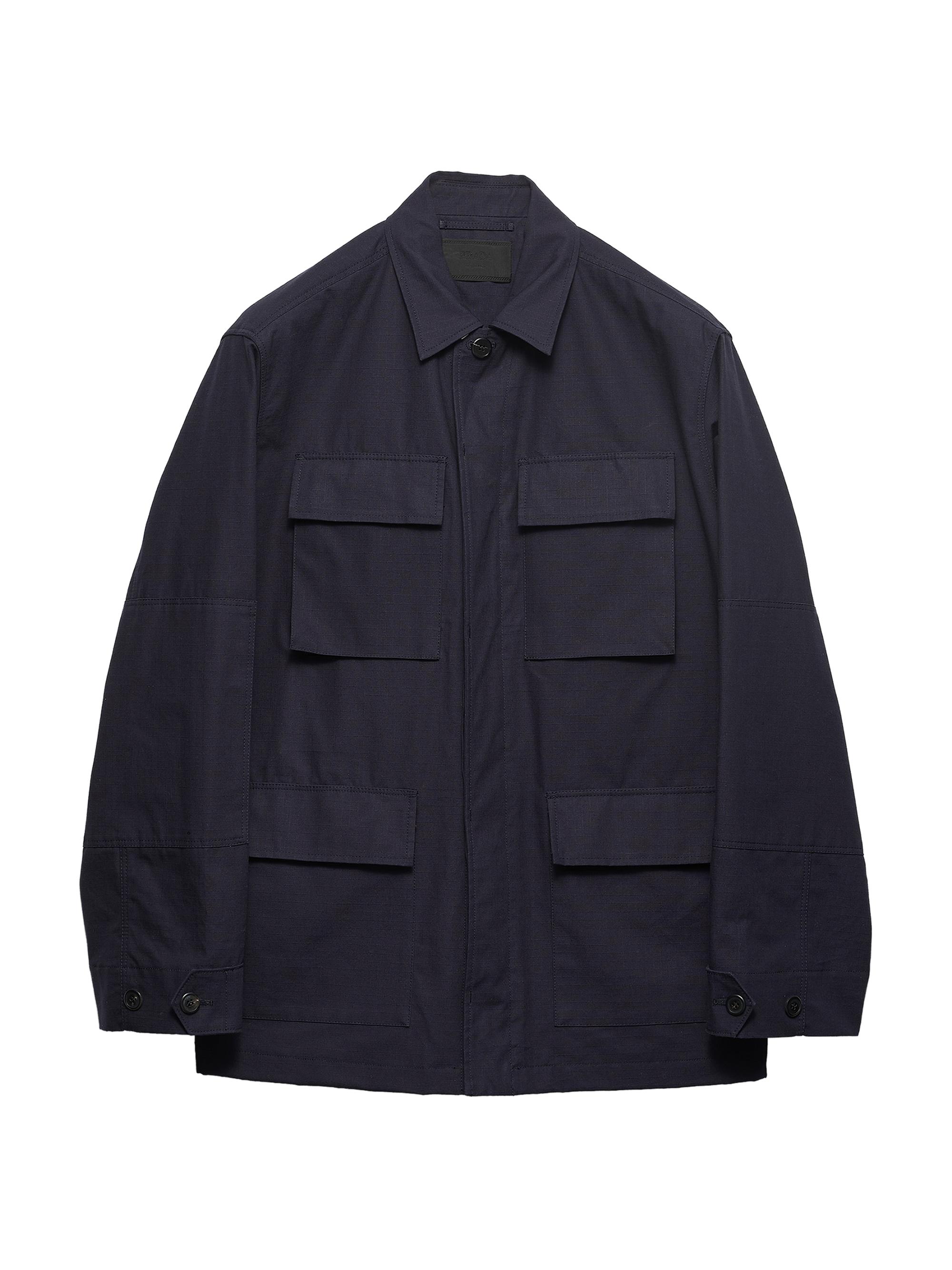 Prada Men's Cotton Safari Jacket - Blue