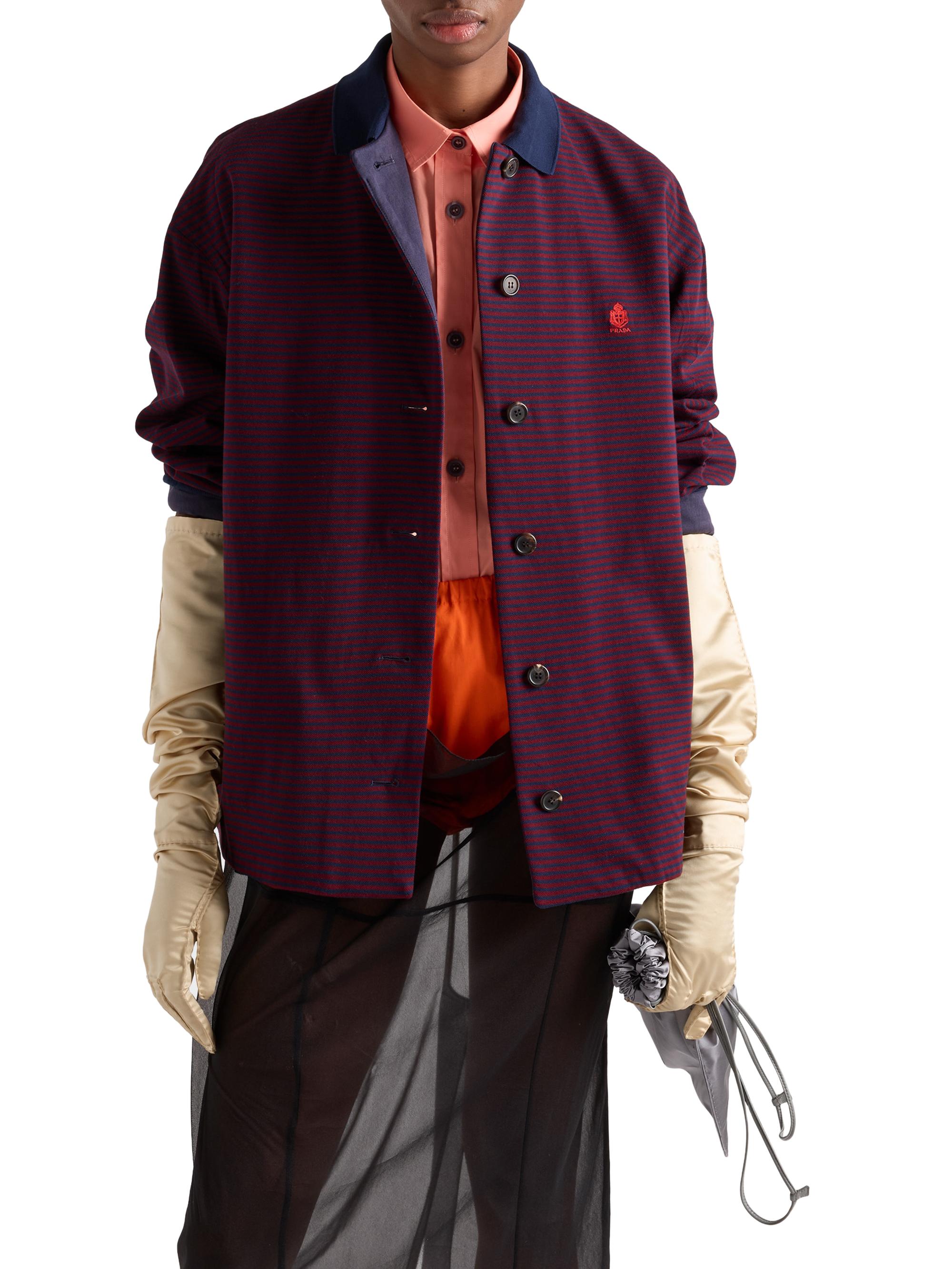 Prada Pique Blouson Jacket | Saks Fifth Avenue