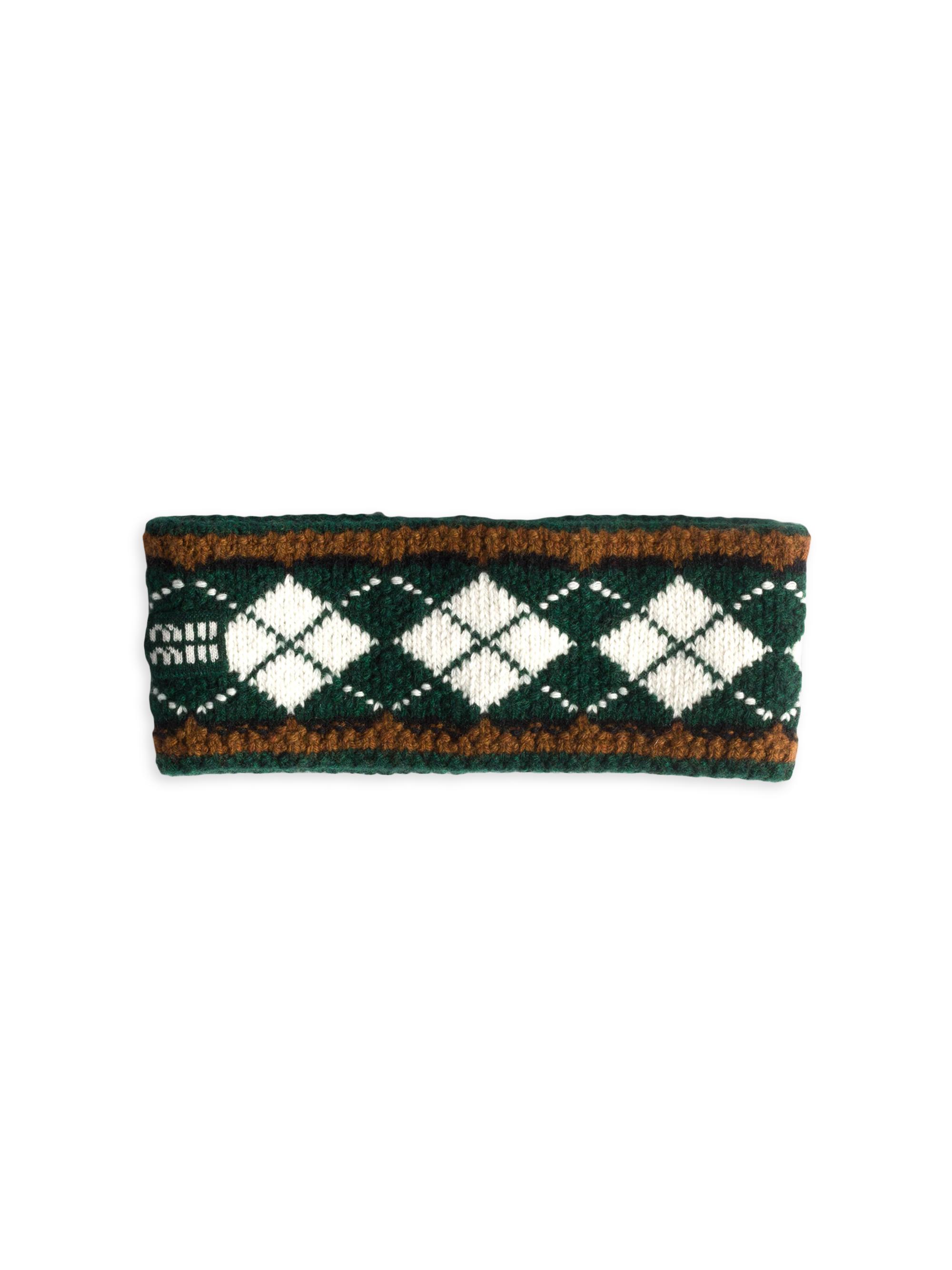 Miu Miu Women's Wool and Cashmere Headband - Brown