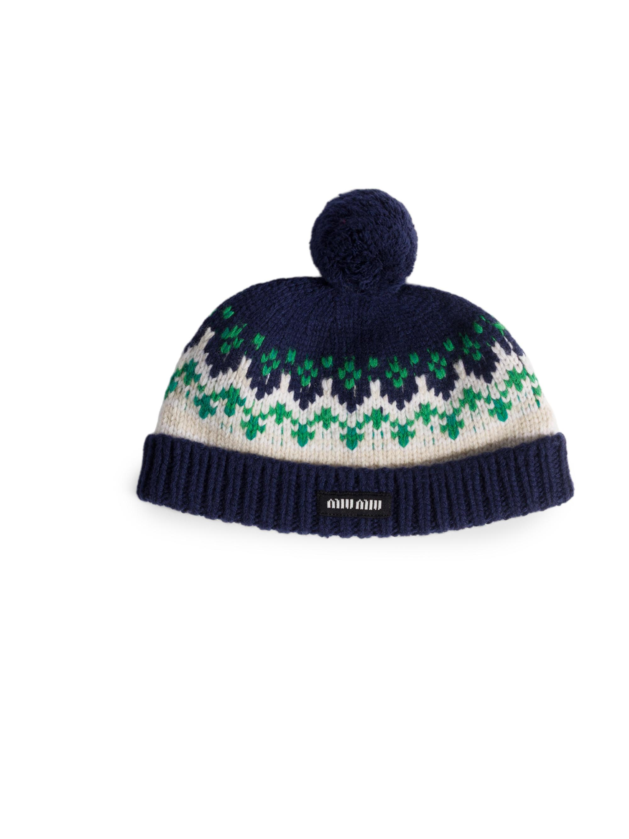 Miu Miu Women's Wool Hat - Blue