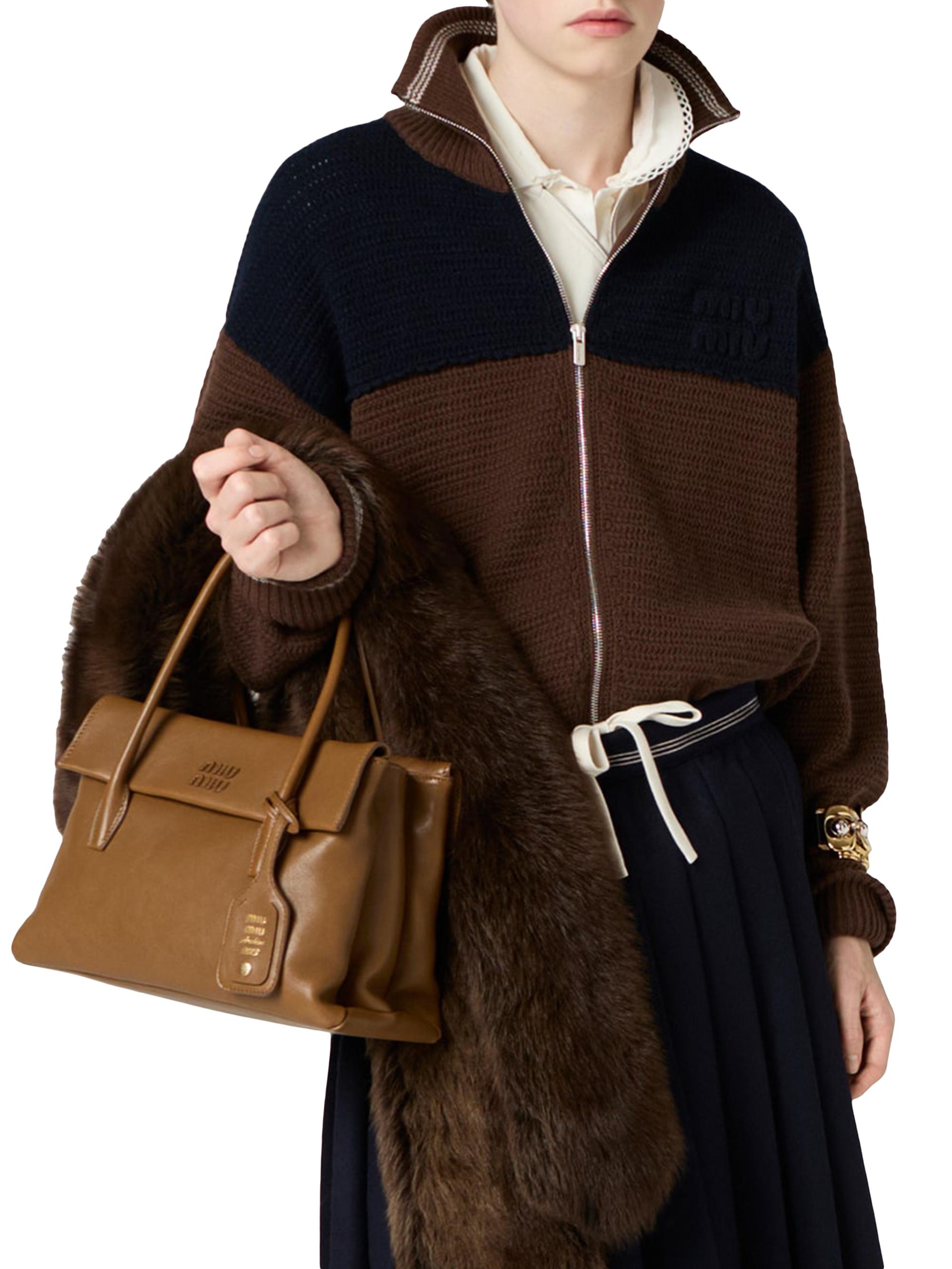 Miu Miu Cashmere Zipper Cardigan | Saks Fifth Avenue