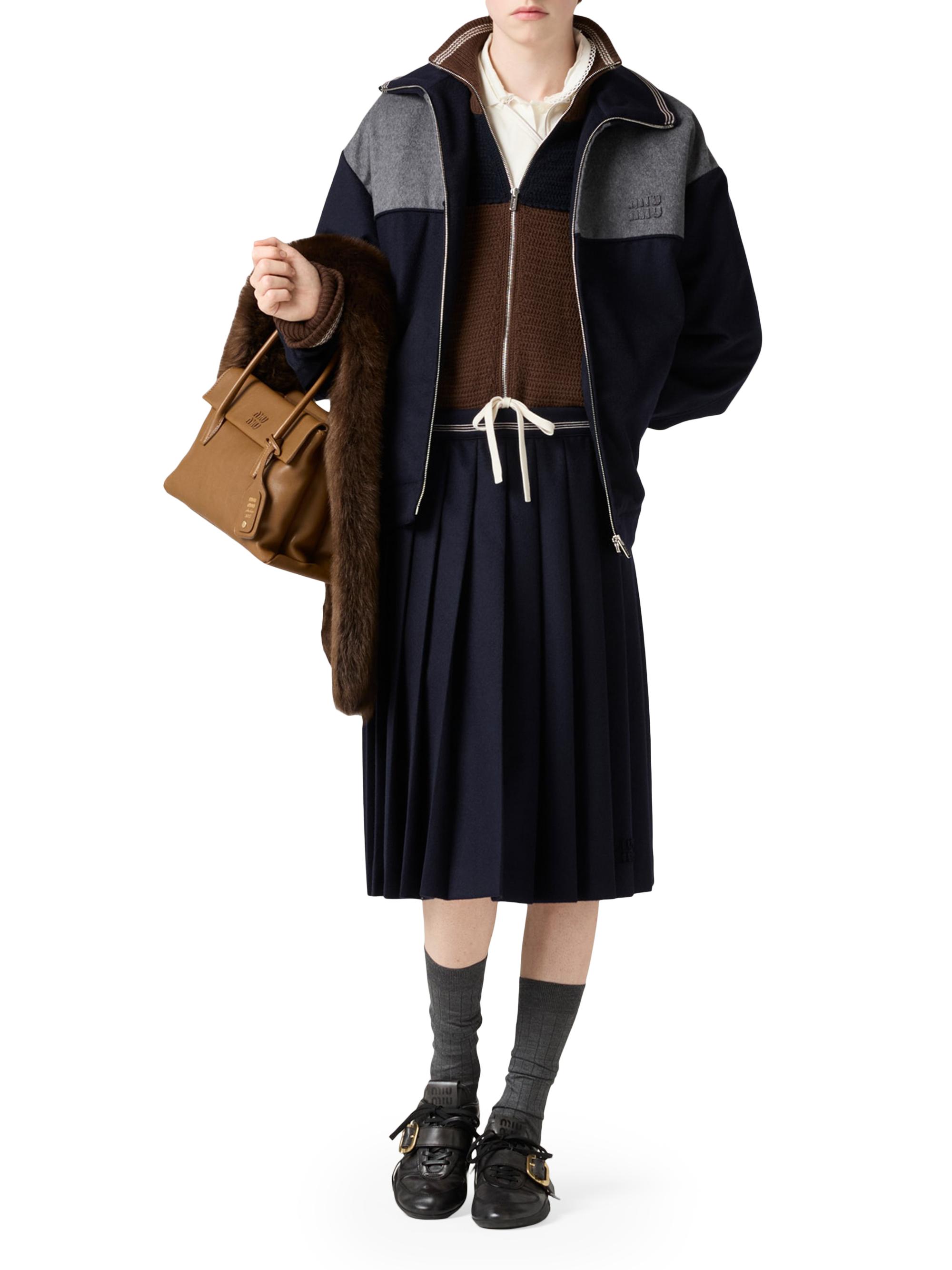 miu miu ジミー チュウ マルジェラ zara マノロブラニク ダイアナ Miu Miu Cashmere Zipper Cardigan | Saks Fifth Avenue