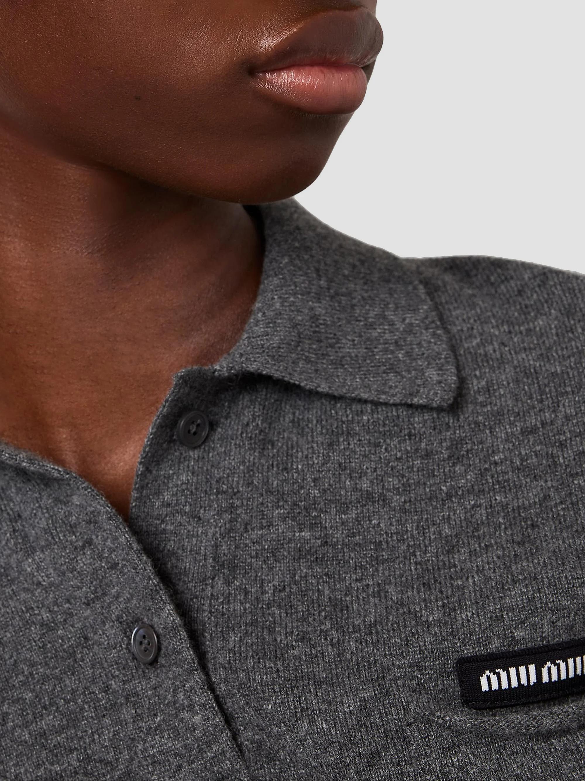 Miu Miu Cashmere Polo Shirt | Saks Fifth Avenue
