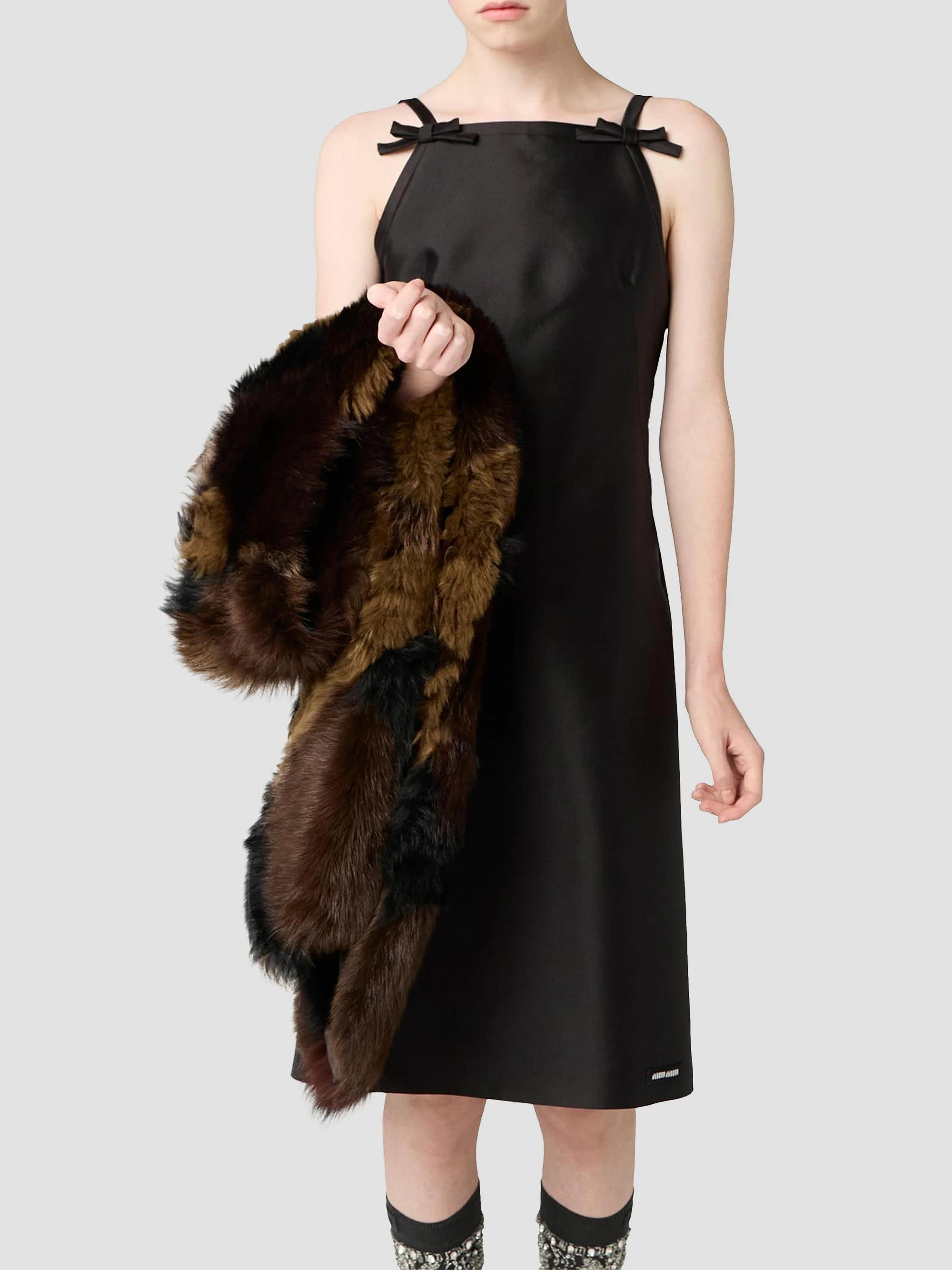 Miu Miu Silk and Wool Mini-Dress | Saks Fifth Avenue