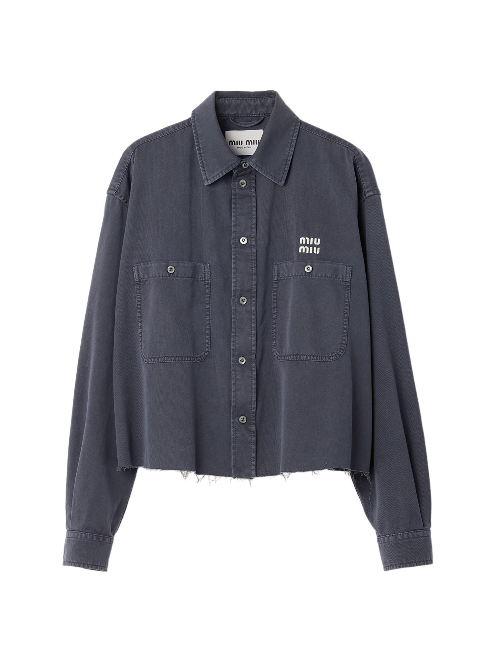 Miu Miu Denim Shirt | Saks Fifth Avenue