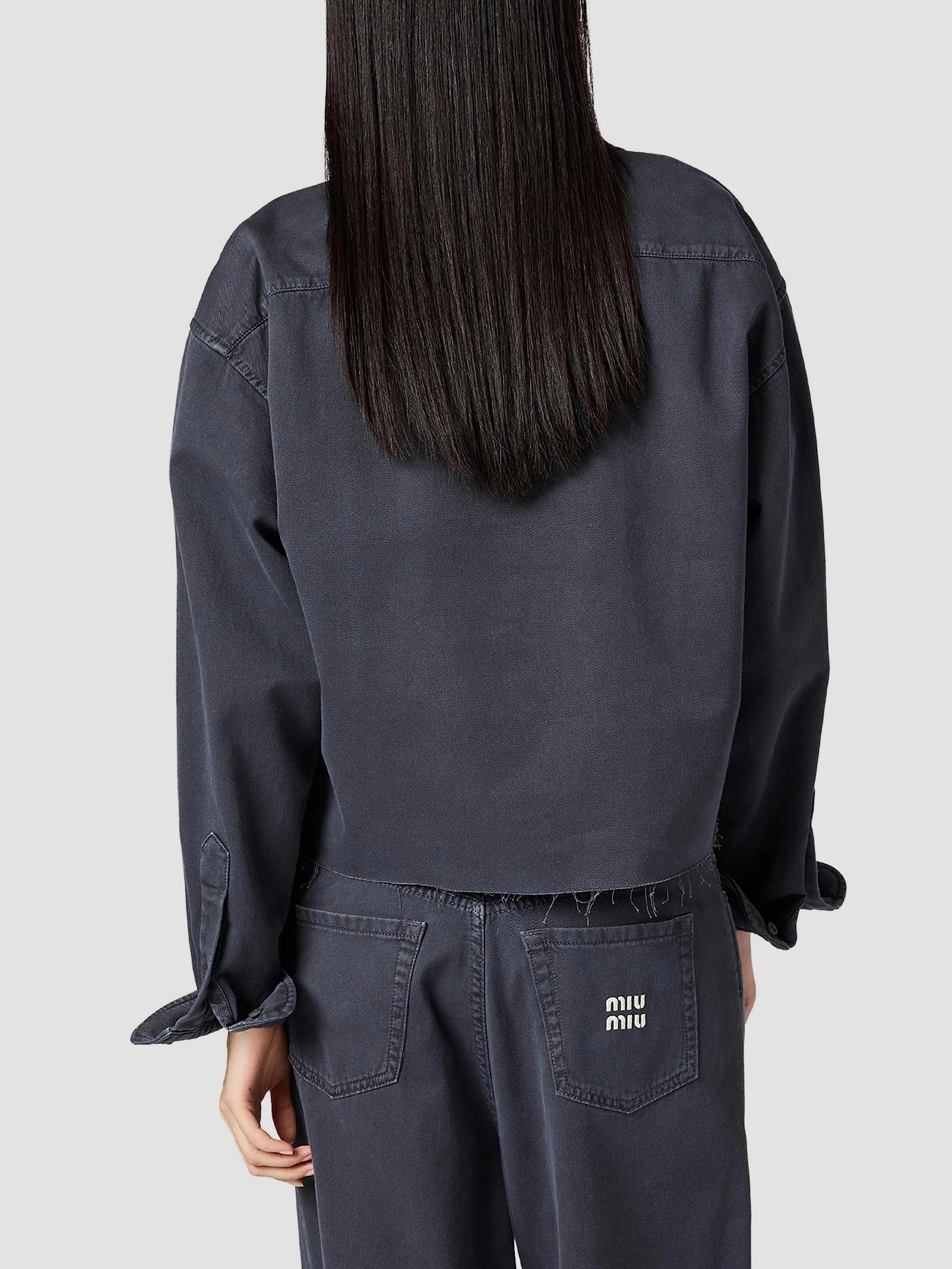 Miu Miu Light Denim Shirt | Saks Fifth Avenue
