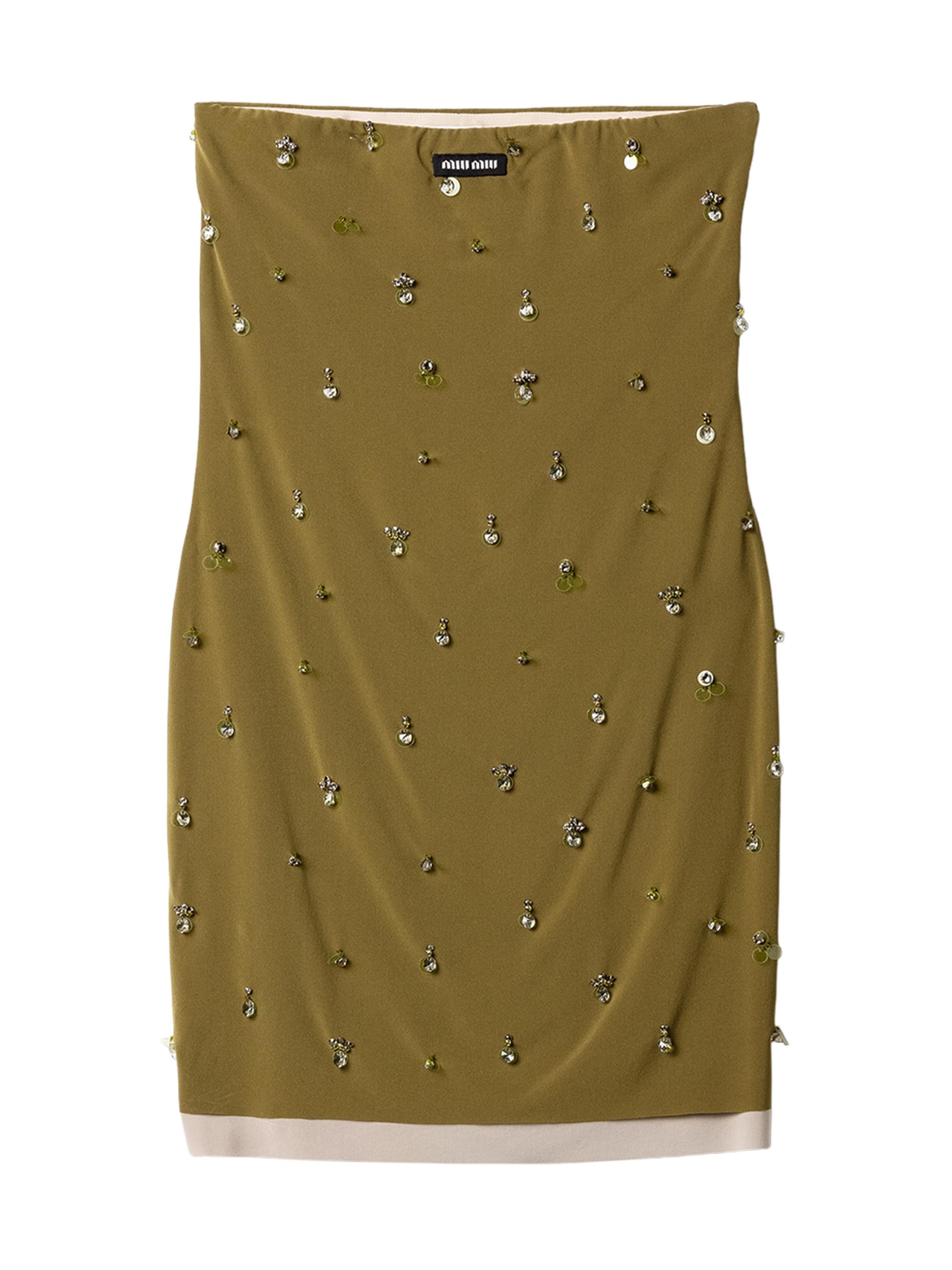 green emerald velvet dress Miu Miu Floral Midi Dress  Runway Catalog