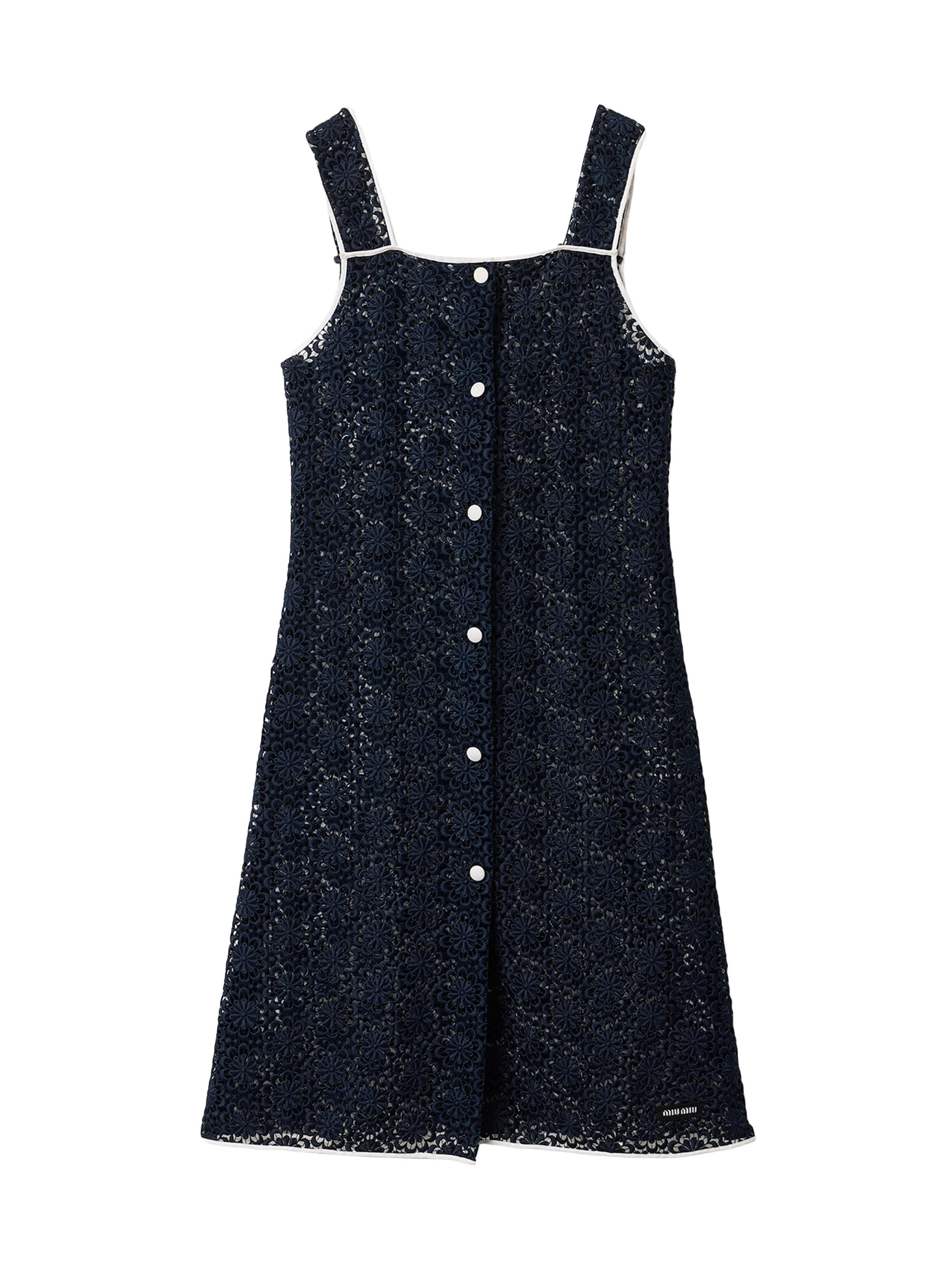 Women's Macrame Dress - Blue