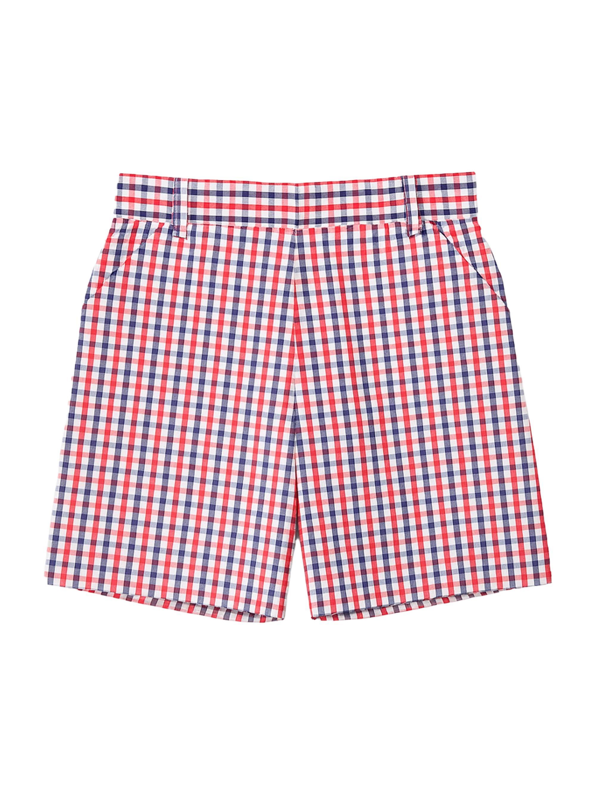 Florence Eiseman Little Boy's & Boy's Plaid Cotton Seersucker Shorts