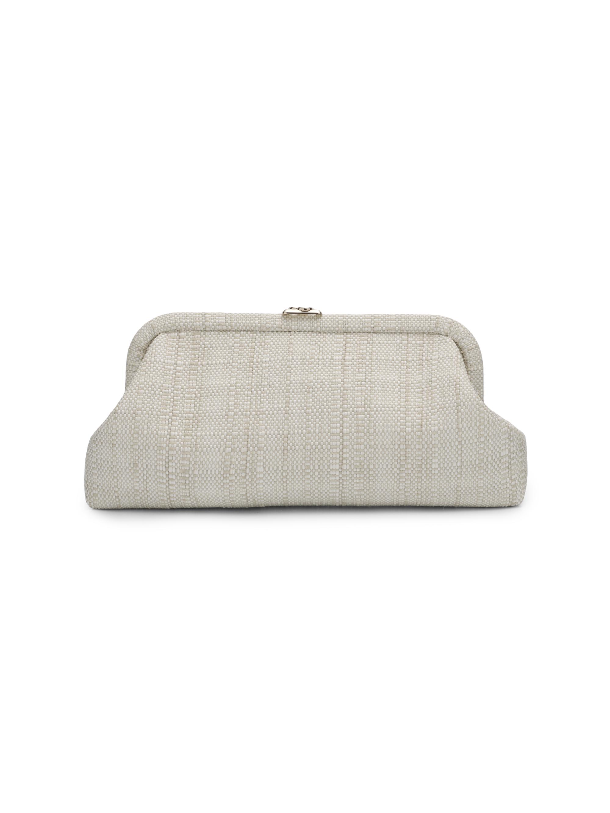 Jimmy Choo Women's Skylar Raffia Clutch - Natural Light Gold
