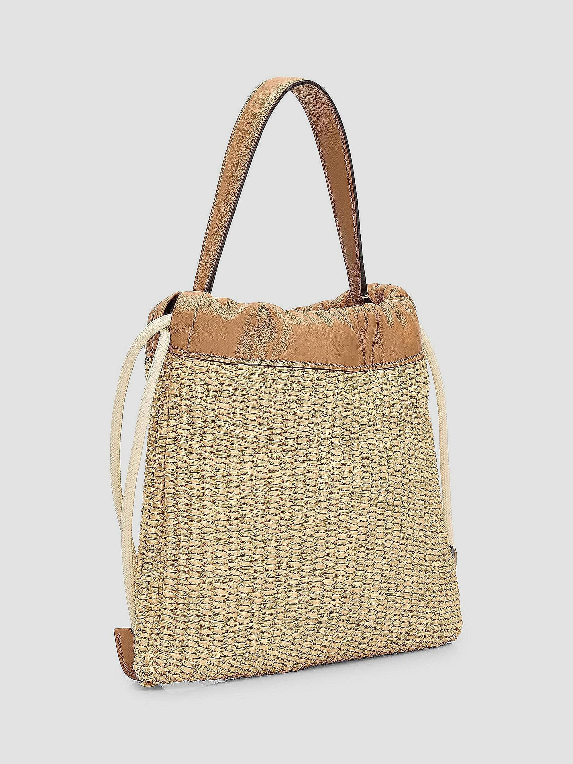 Jimmy Choo Raffia Drawstring Pouch | Saks Fifth Avenue