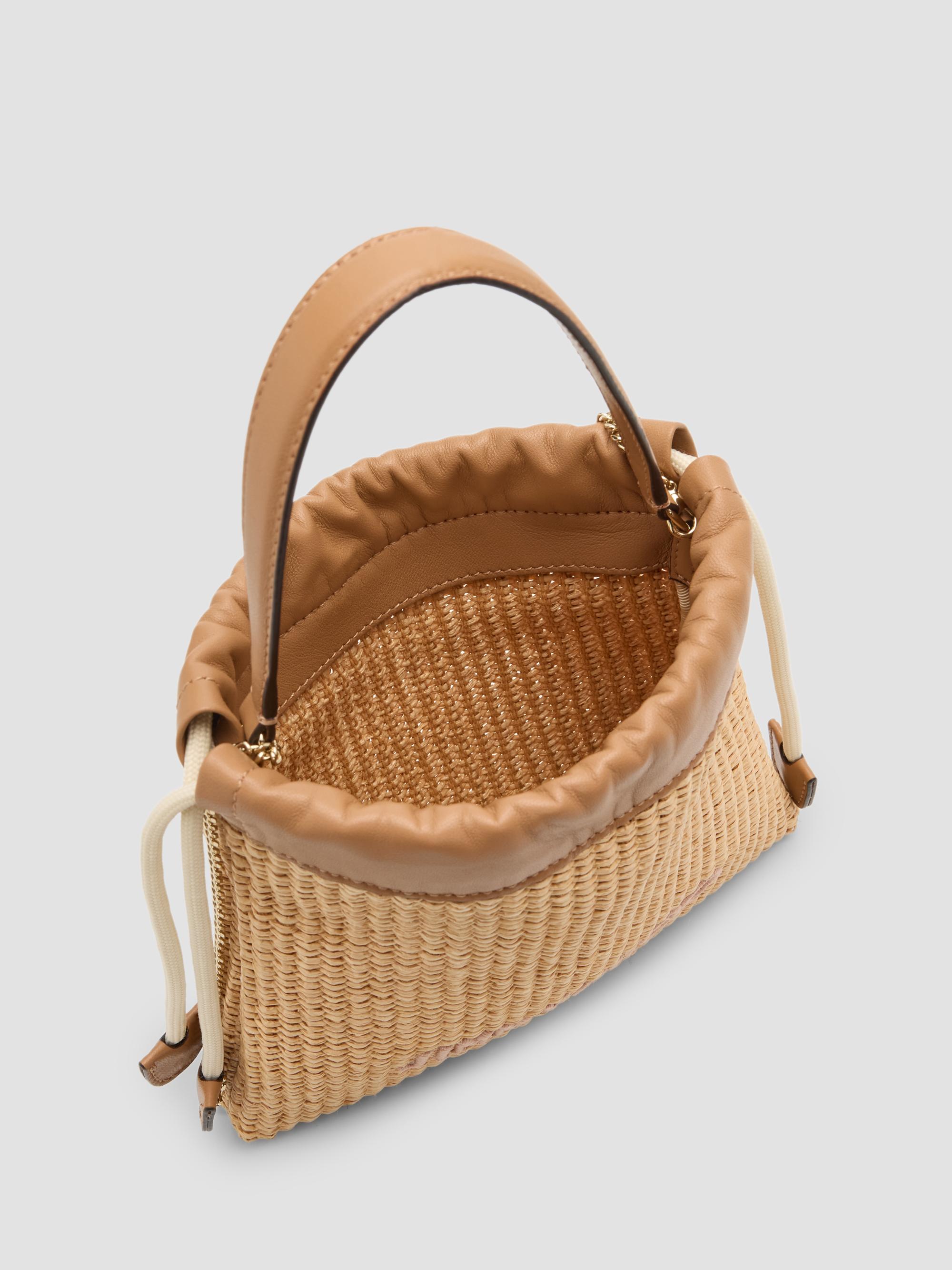 なみ！ Jimmy Choo Raffia Drawstring Pouch | Saks Fifth Avenue