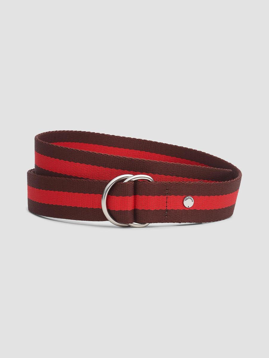 rag & bone Gracie Striped Two-Tone Belt | Saks Fifth Avenue