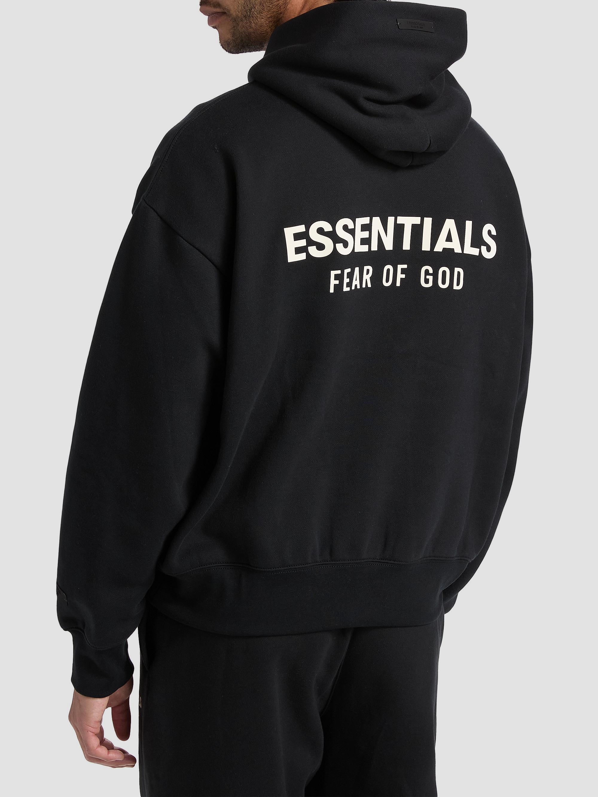 Fear of God Essentials Classic Fit Fleece Hoodie | Saks Fifth Avenue