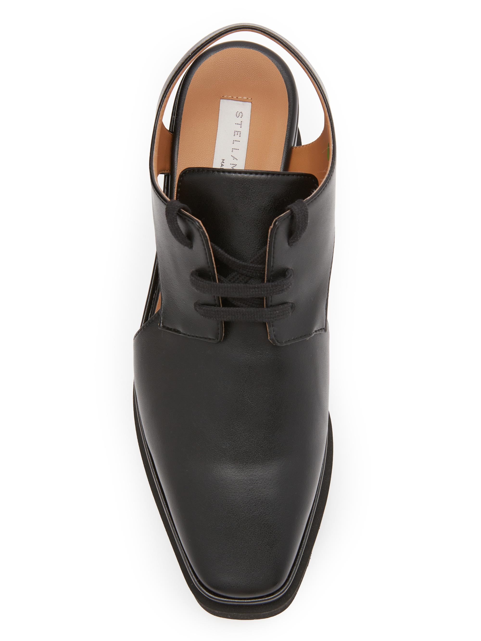 Stella McCartney Women's Elyse 75MM Cut-Out Platform Derbys - Black | Thumbnail 4