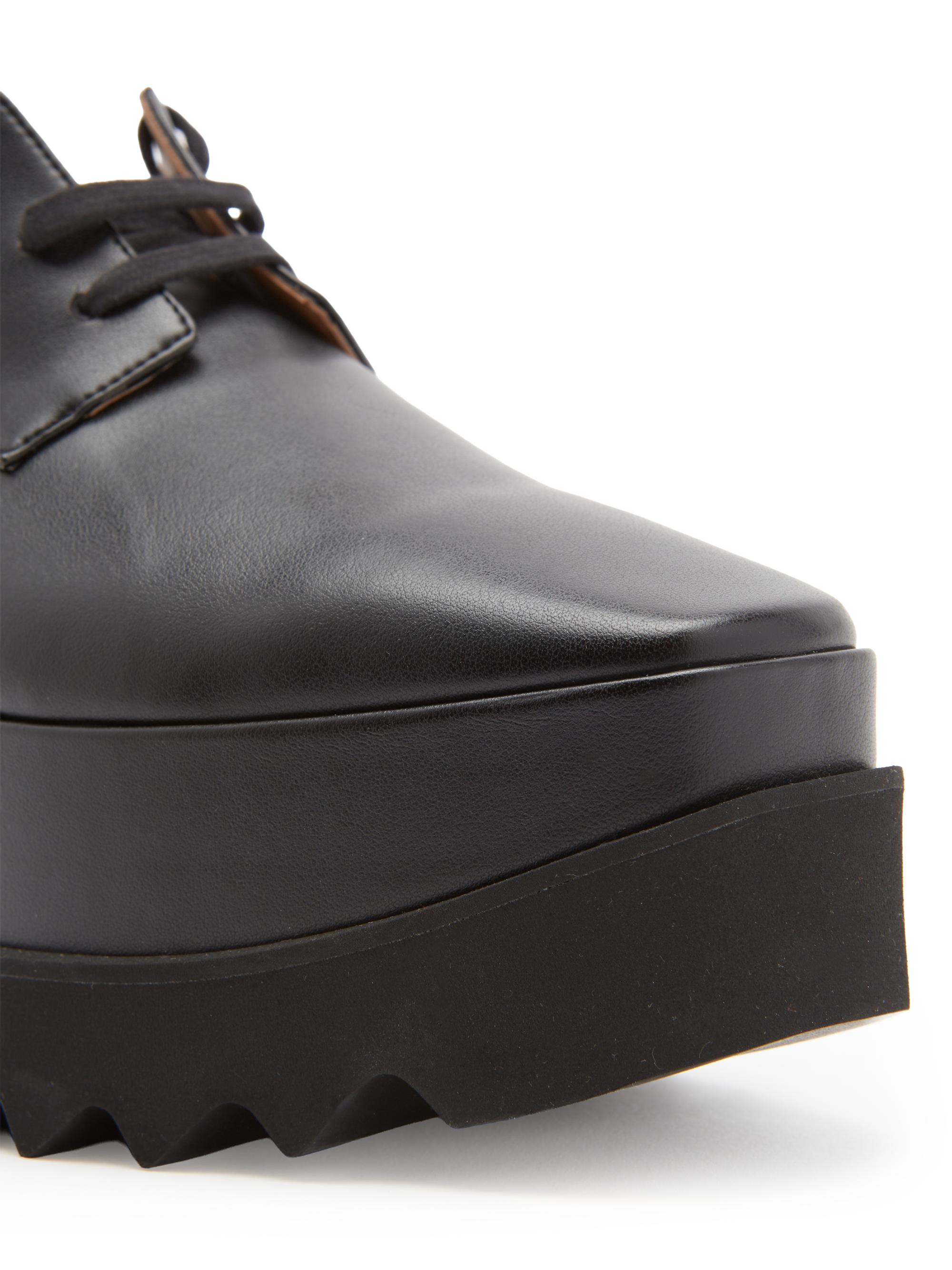 Stella McCartney Women's Elyse 75MM Cut-Out Platform Derbys - Black | Thumbnail 6