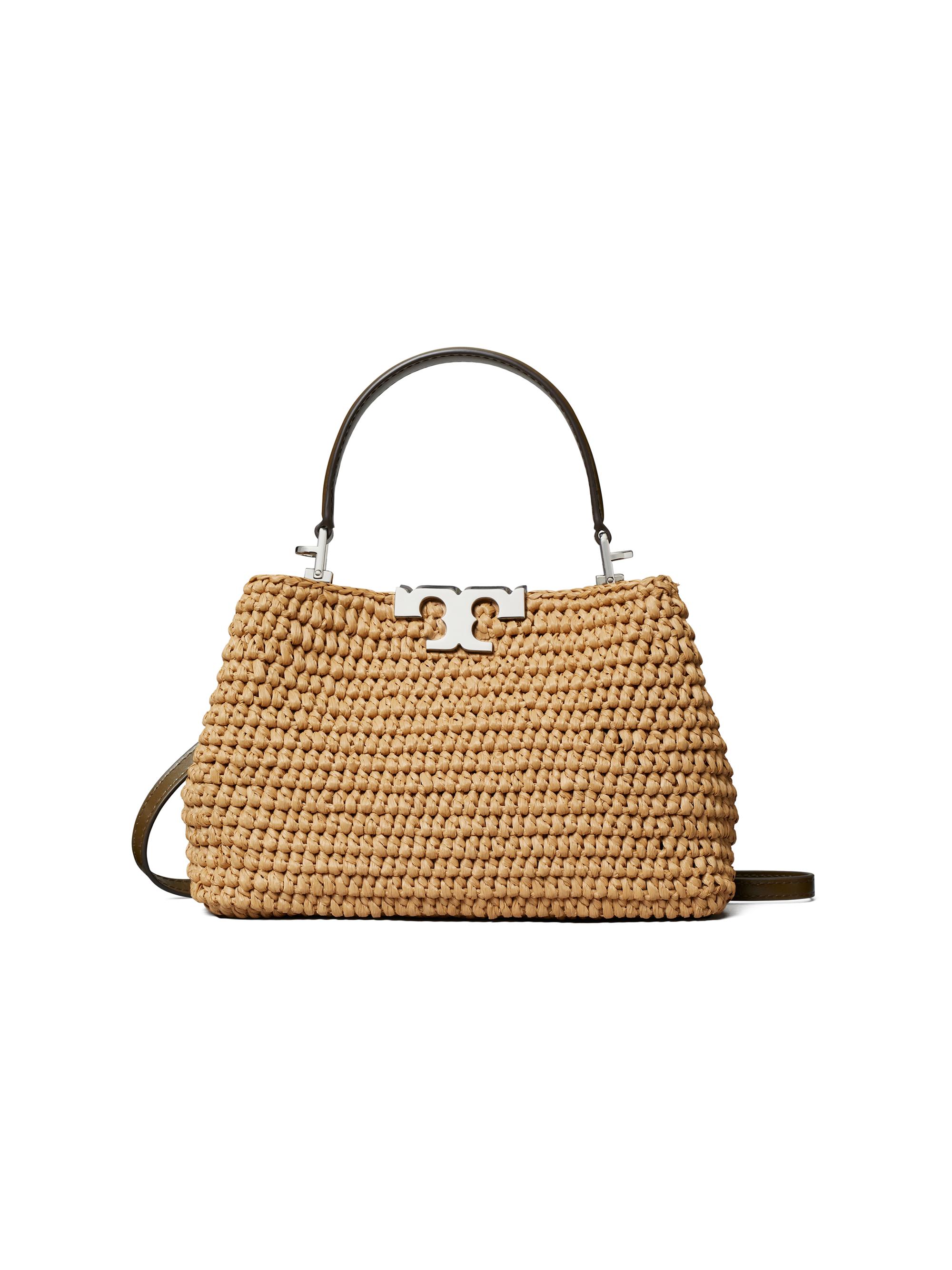 Tory Burch Eleanor Mini Raffia Satchel | Saks Fifth Avenue