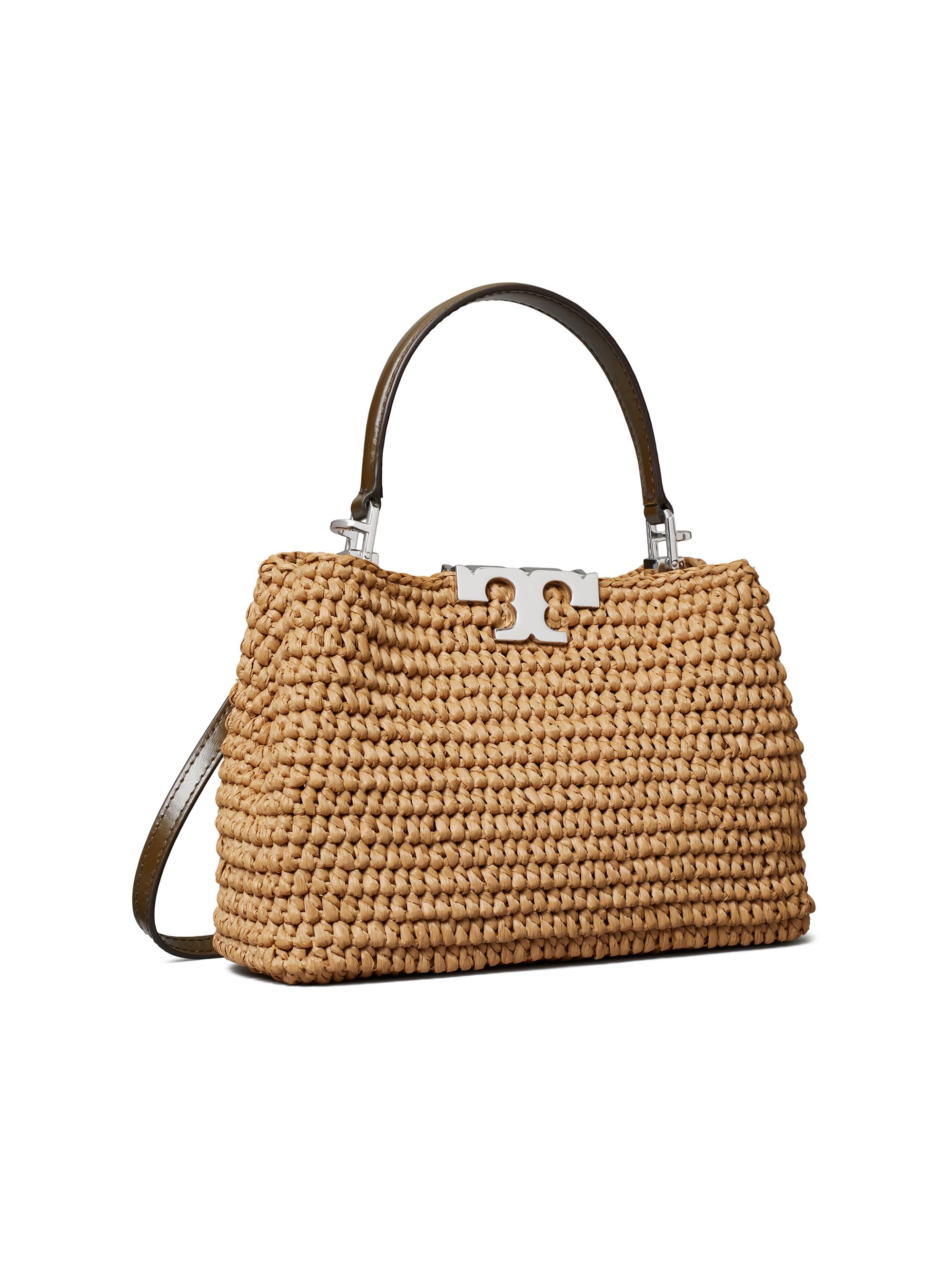 Tory Burch Eleanor Mini Raffia Satchel | Saks Fifth Avenue