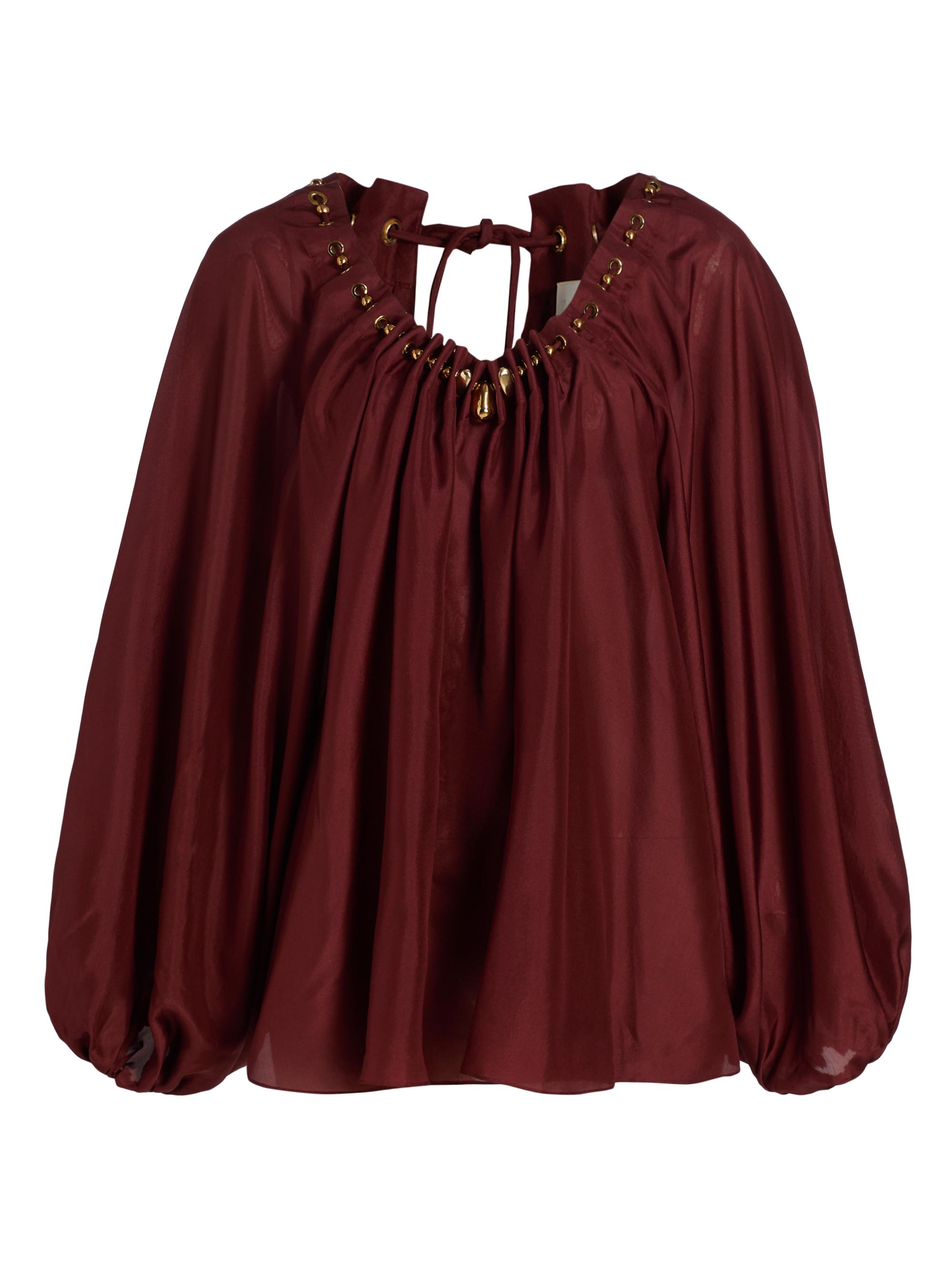 frm555様 Zimmermann Rhiannon Lace Cotton Button-Front Top | Saks Fifth Avenue