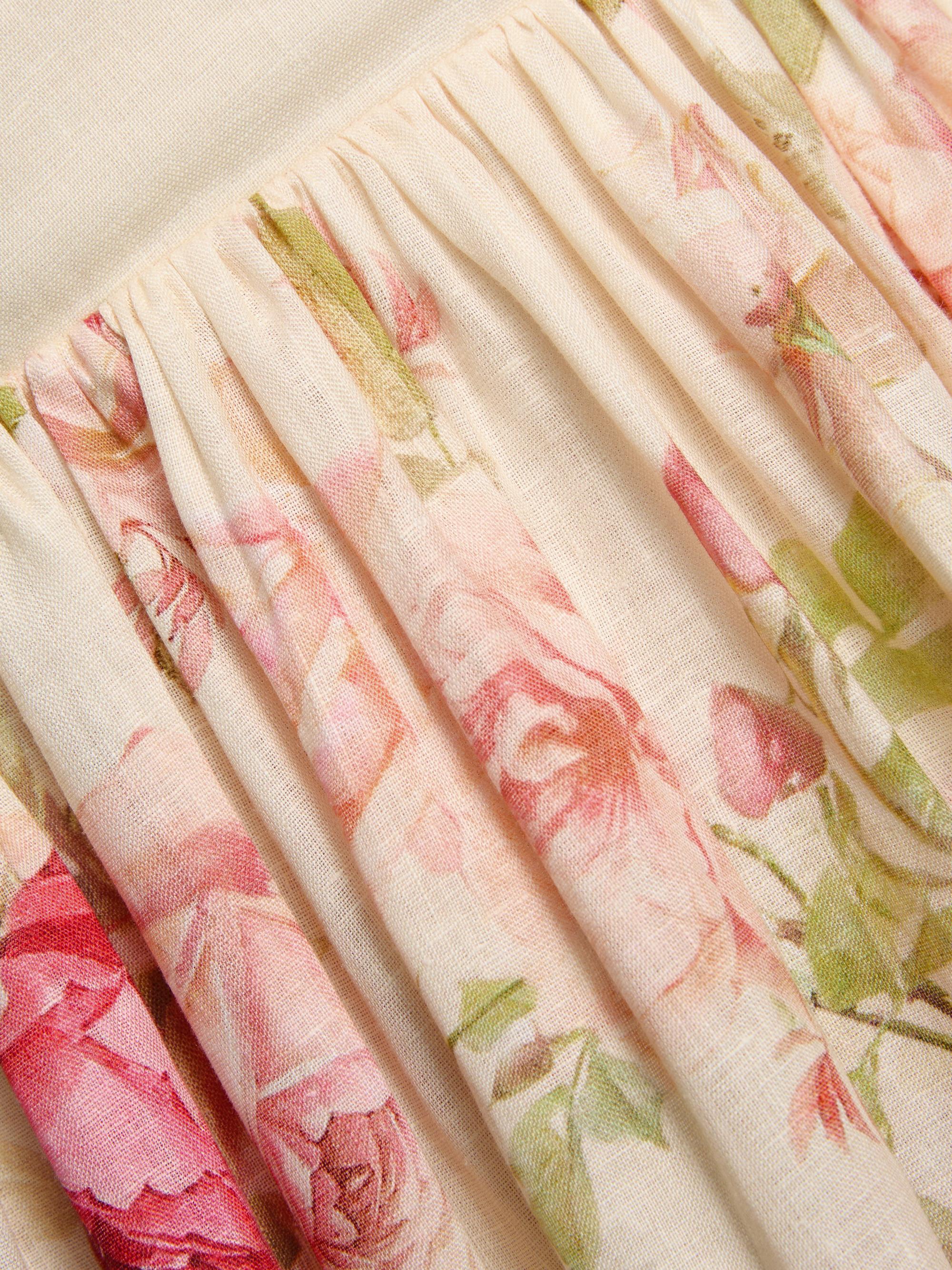 Zimmermann Women's Roselight Picnic Maxi Dress - Cream Rose Floral | Thumbnail 7