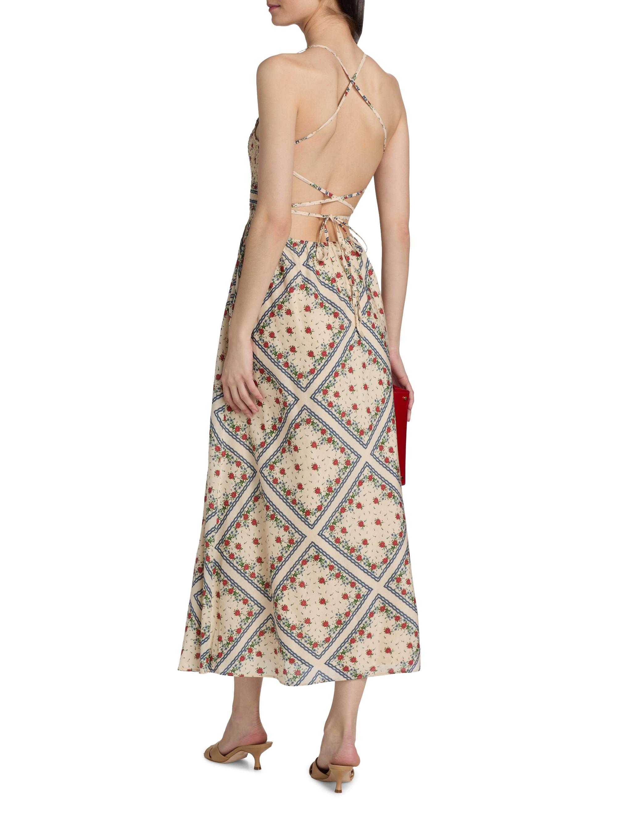 Cami NYC Women's Cecily Floral Cotton-Silk A-Line Midi-Dress - Heirloom Bandana | Thumbnail 5