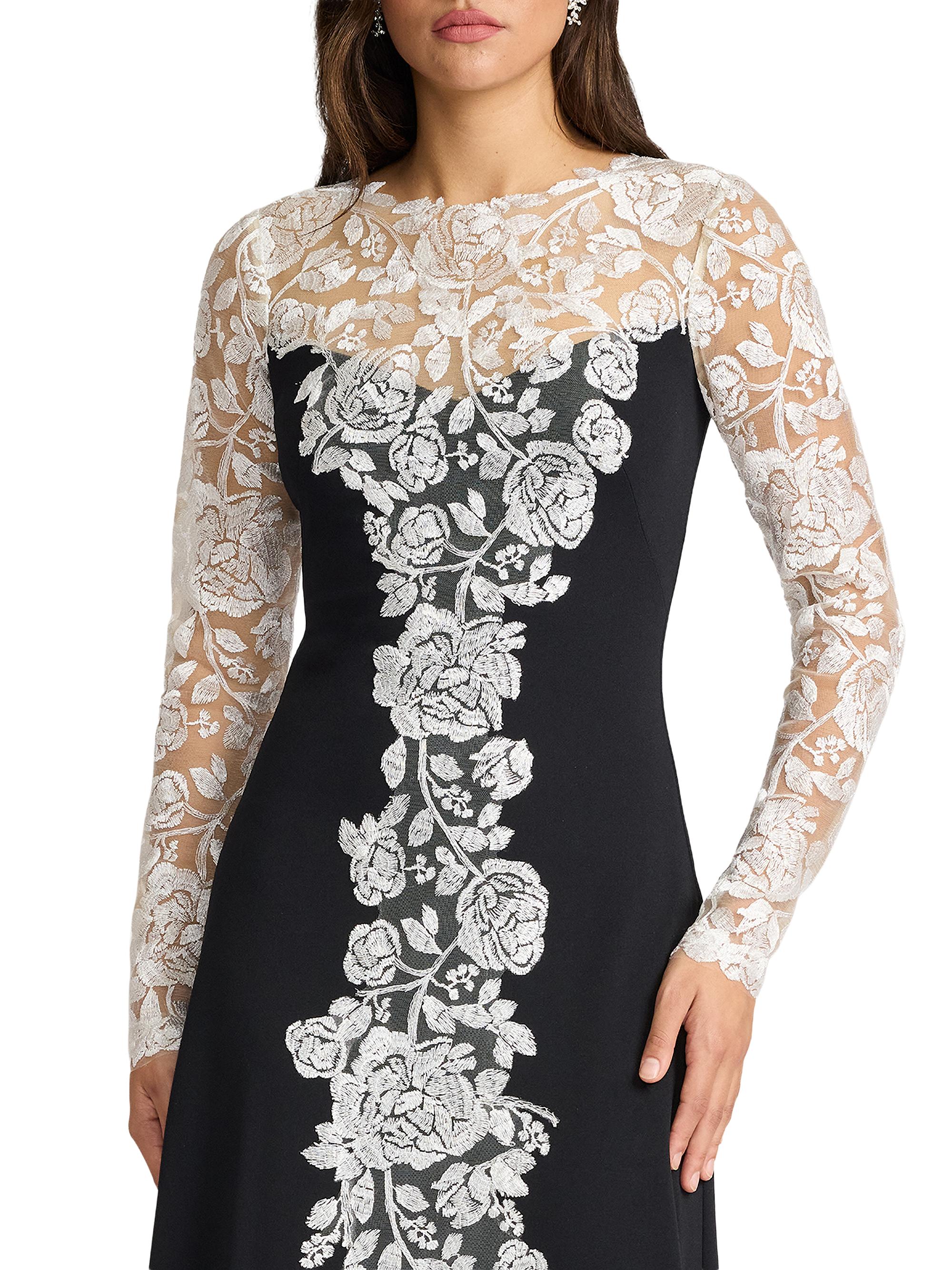 green emerald velvet dress Tadashi Shoji CIM25397M