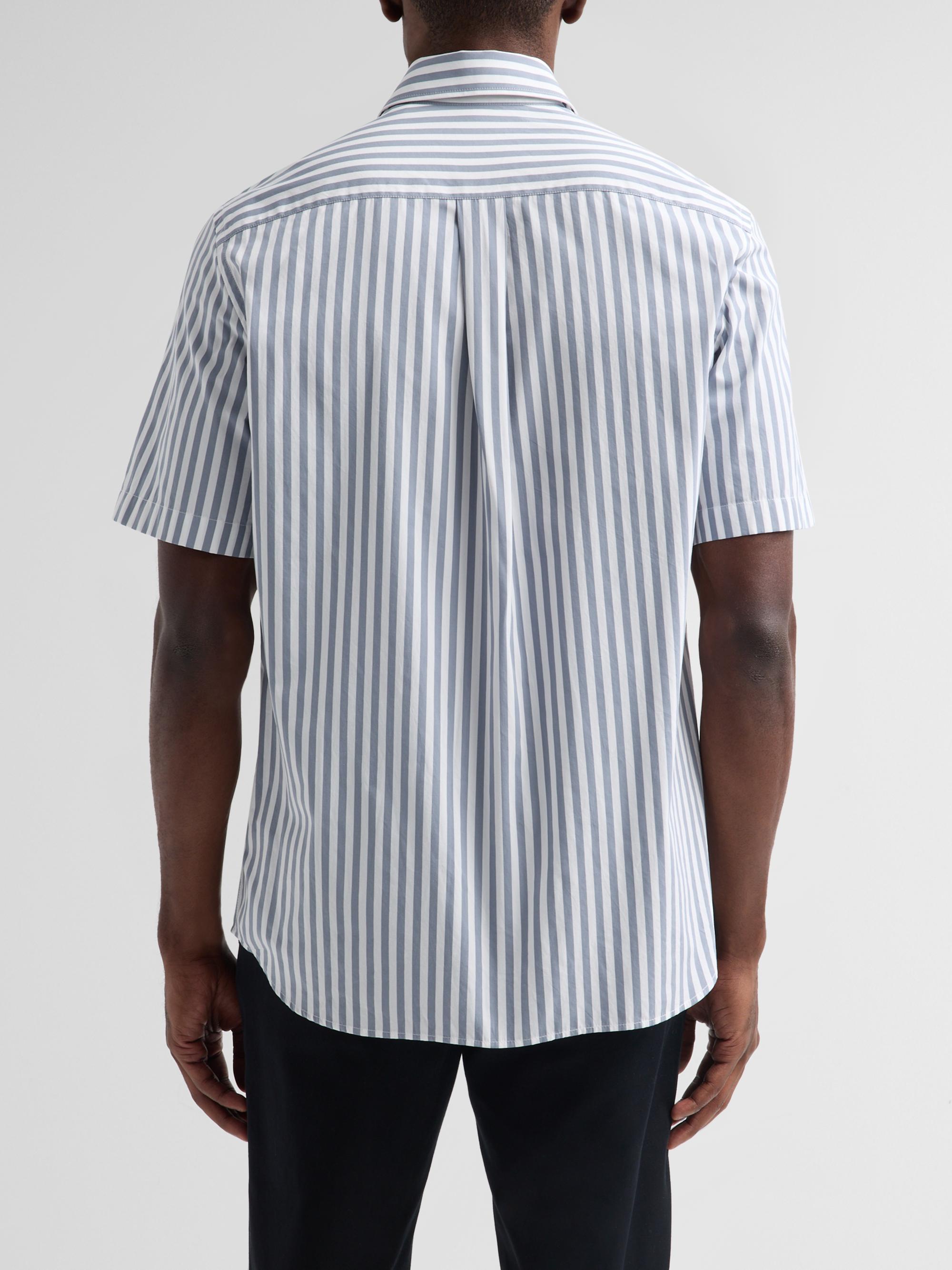 Burberry Robert Striped Cotton Poplin Shirt | Saks Fifth Avenue