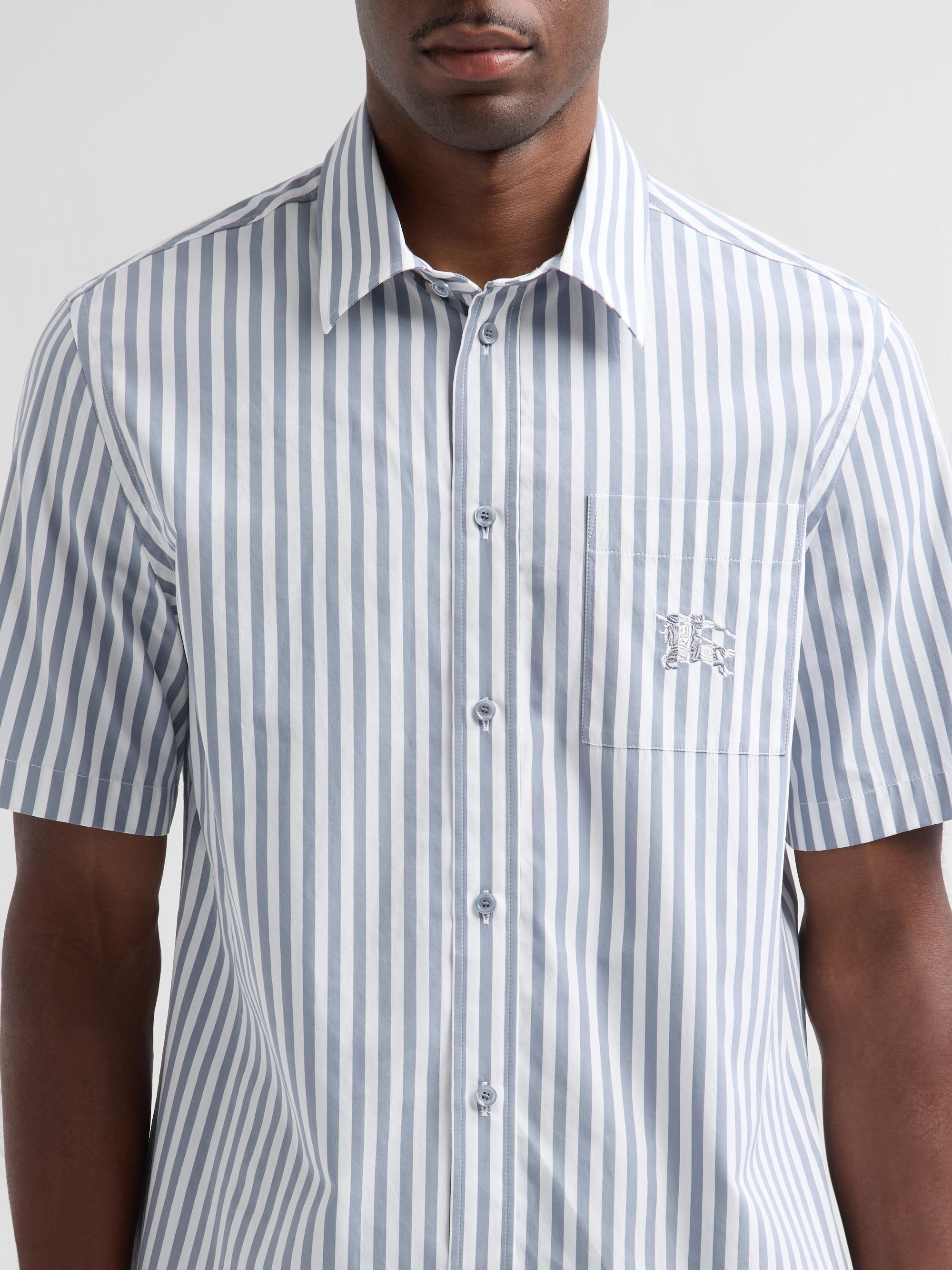 Burberry Robert Striped Cotton Poplin Shirt | Saks Fifth Avenue