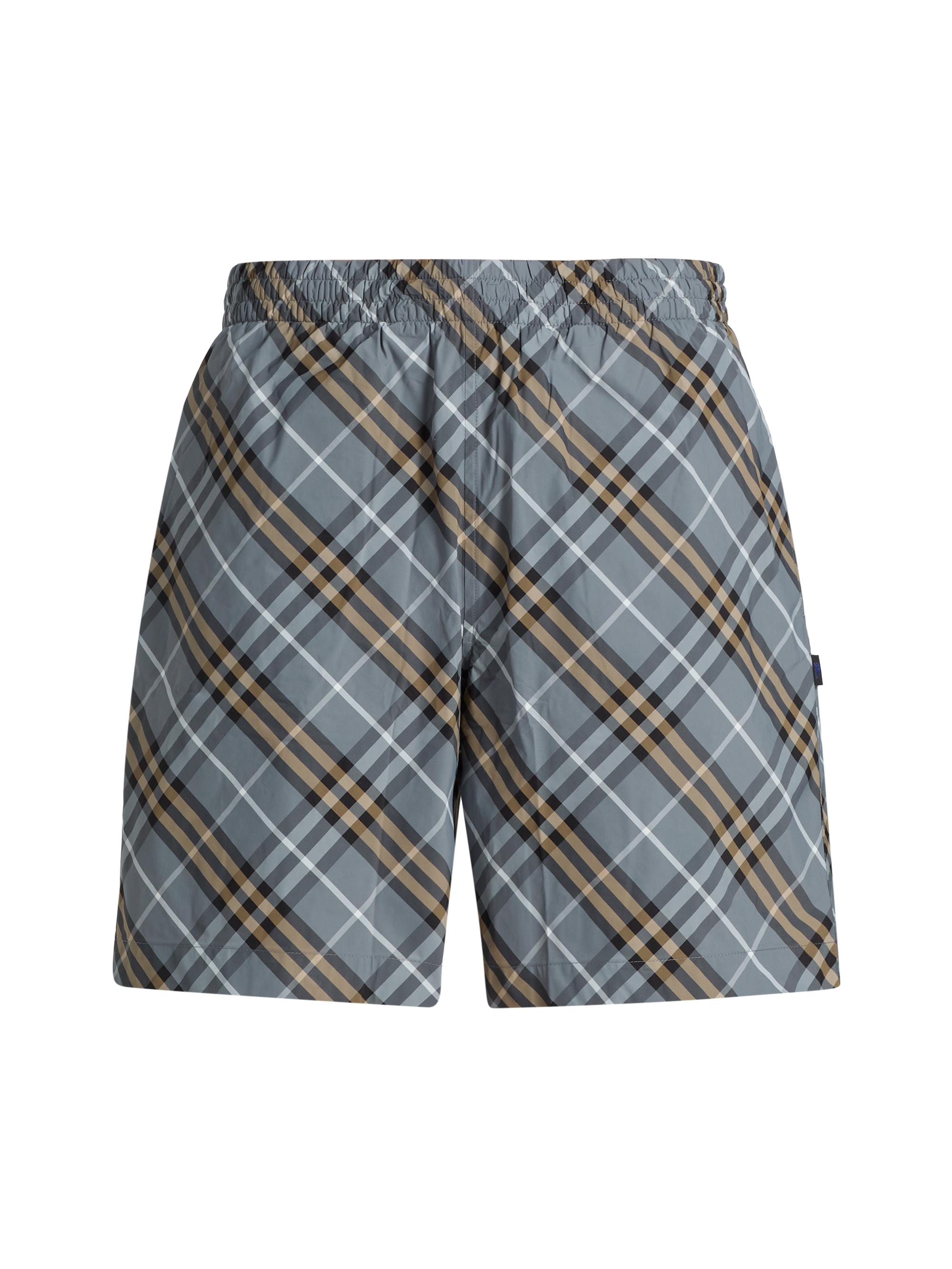 Burberry Martin Checkered Drawstring Swim Shorts | Saks Fifth Avenue