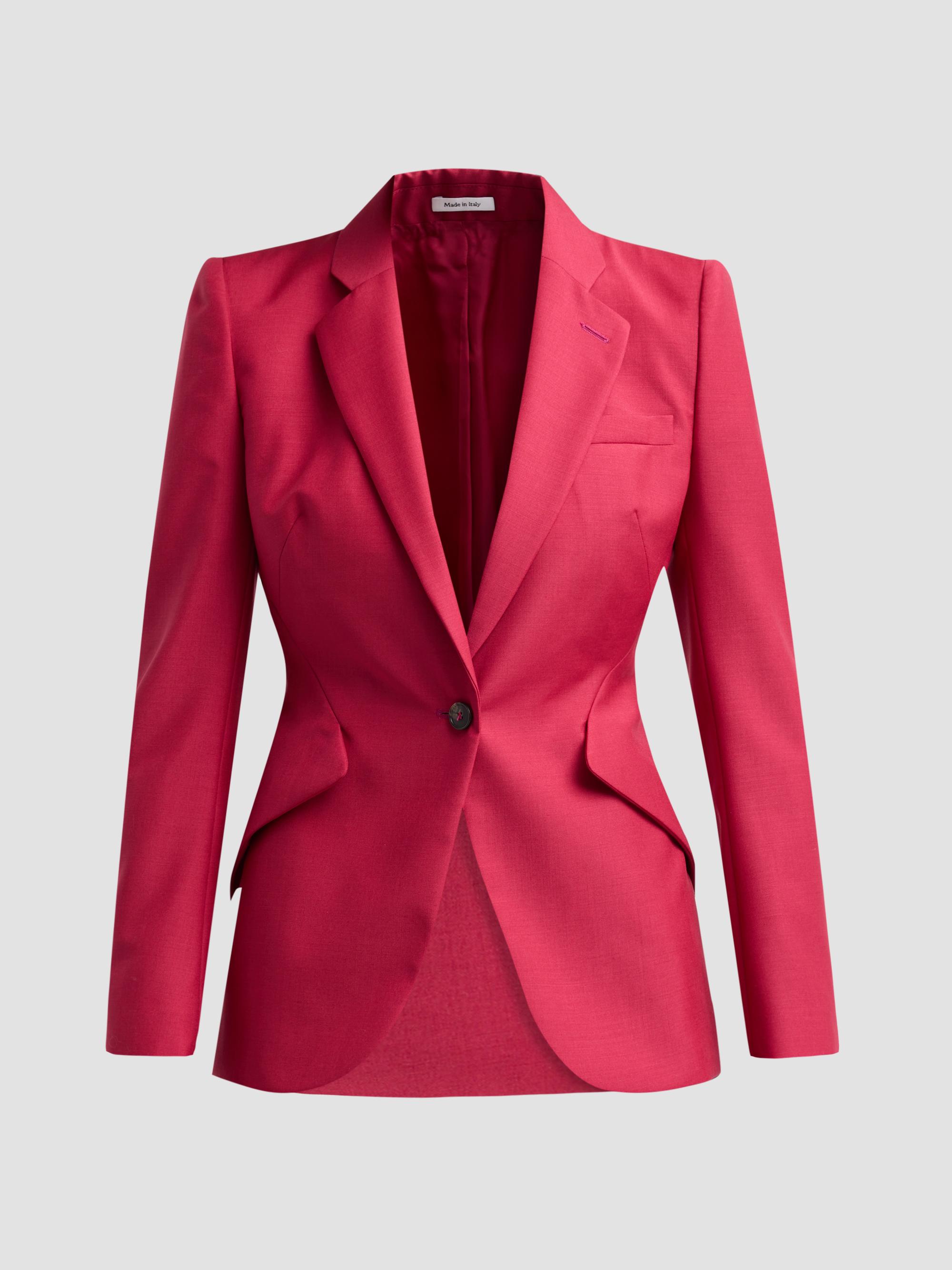 McQueen Tailored Peak-Lapel Jacket | Saks Fifth Avenue
