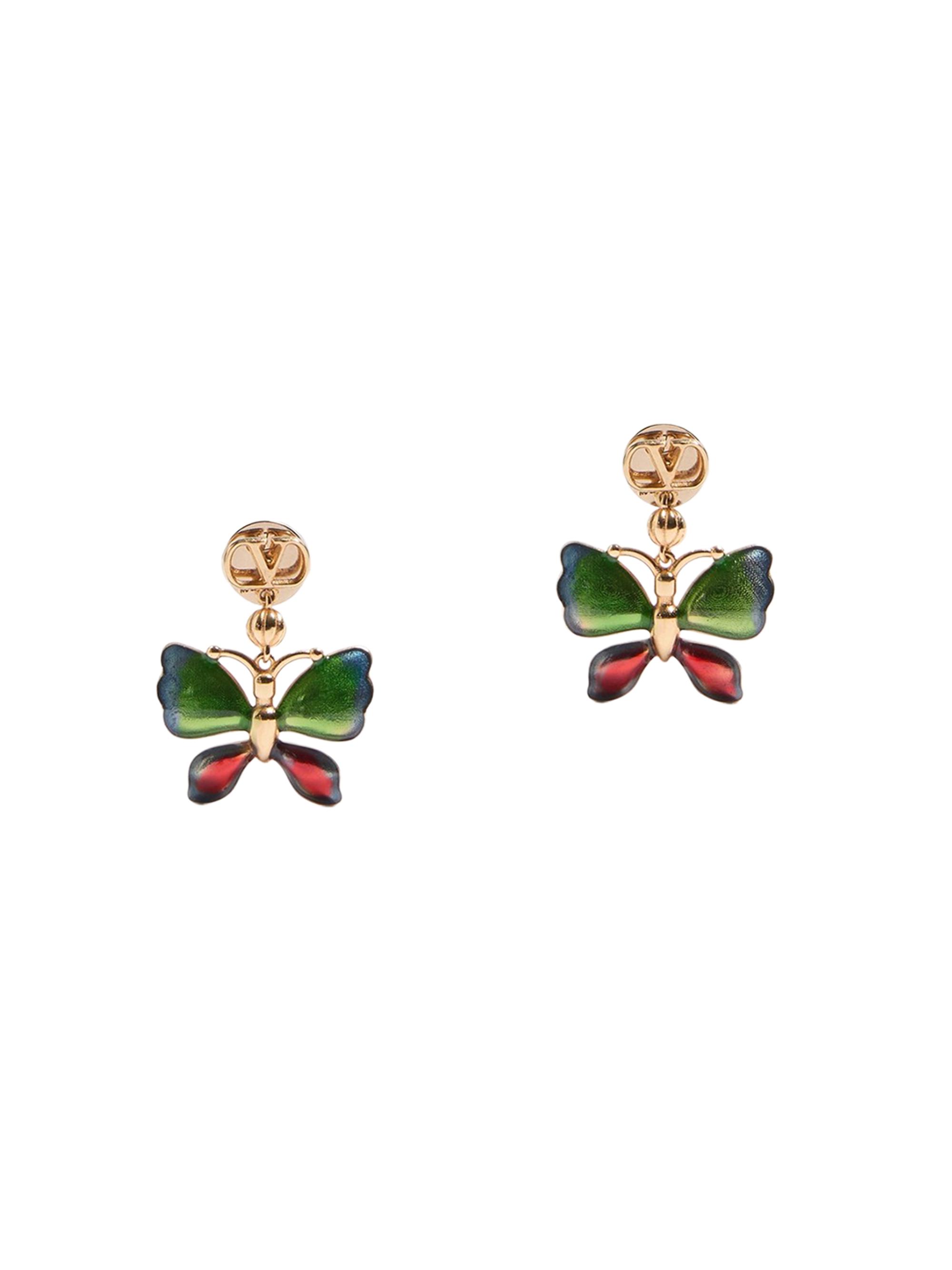 Valentino Garavani Women's Vouloirvoler Metal and Enamel Earrings - Multicolored