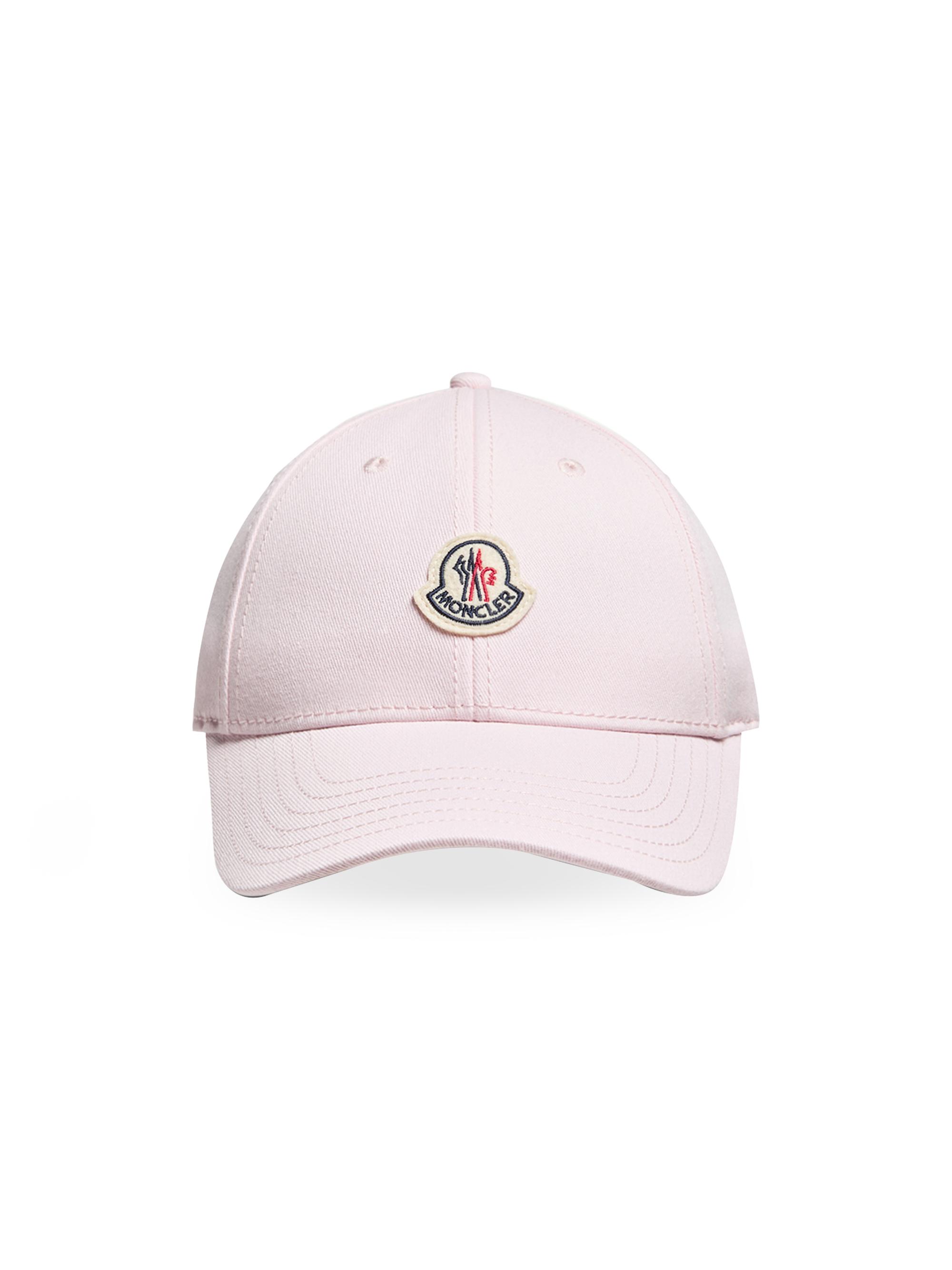 Moncler Women's Baseball Hat in Gabardine - Light Pink