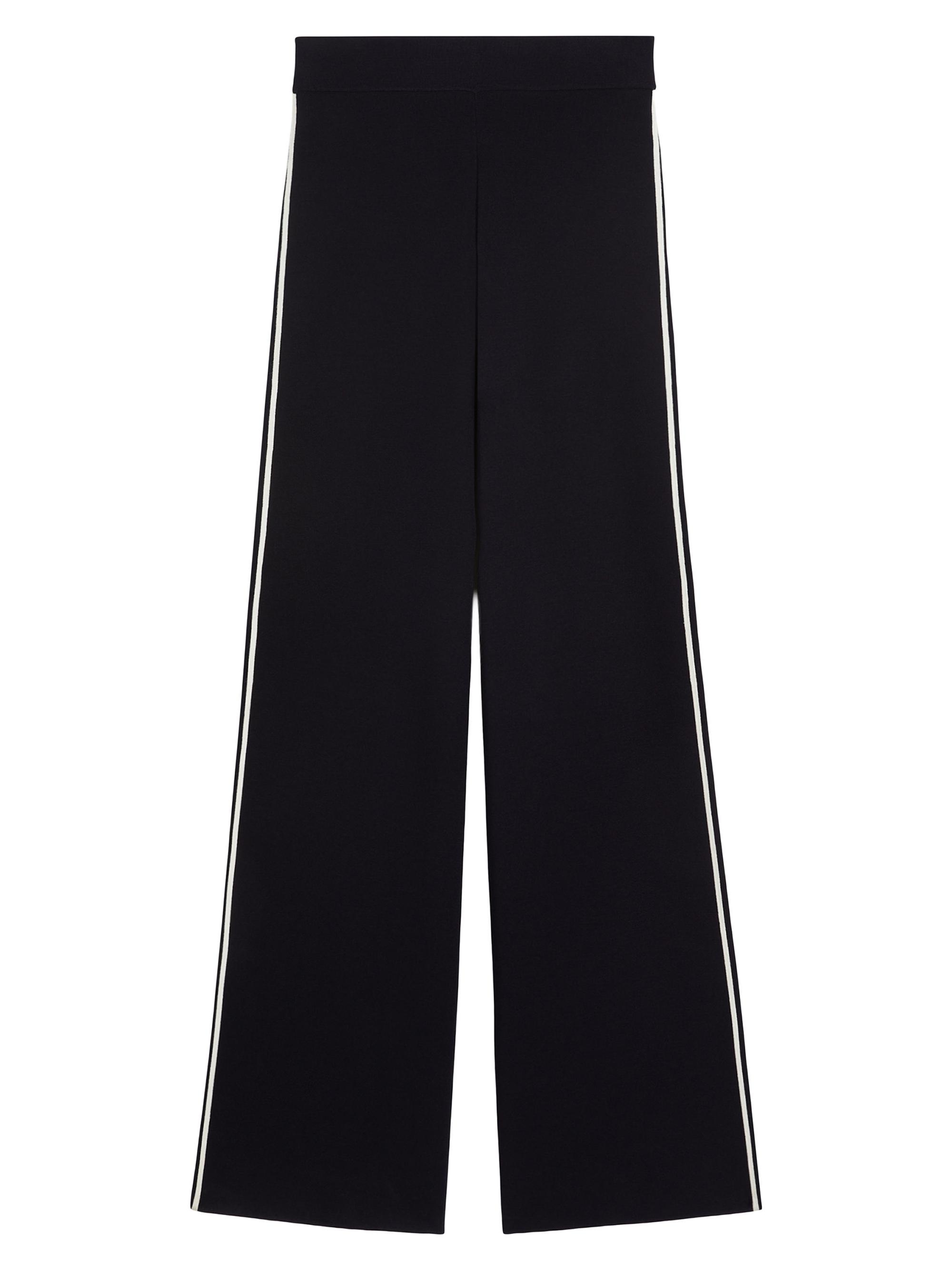 Max Mara Women's Stretch Viscose Trousers - Navy
