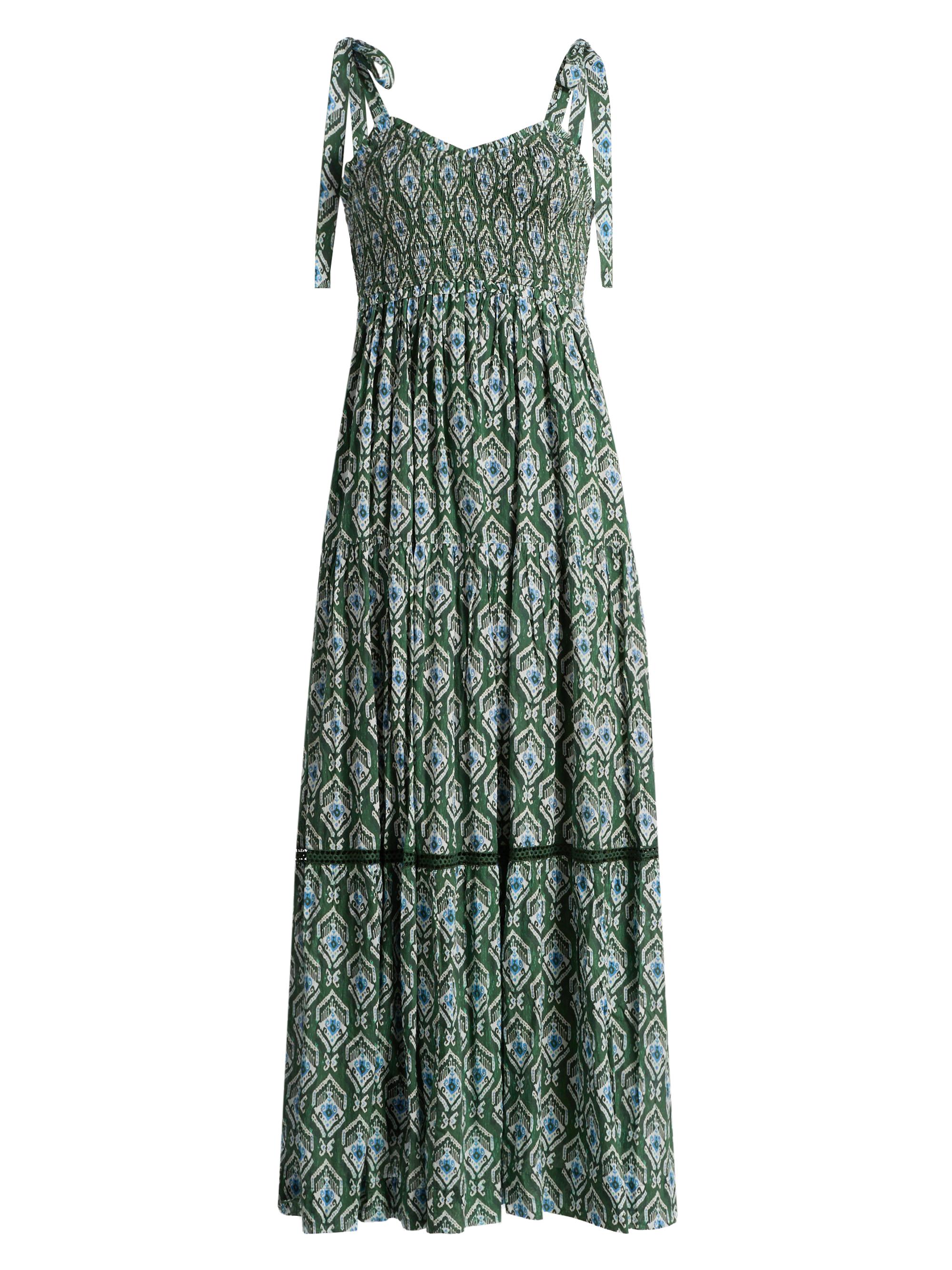 Ro's Garden Women's Reece Floral Maxi Dress - Green Indra