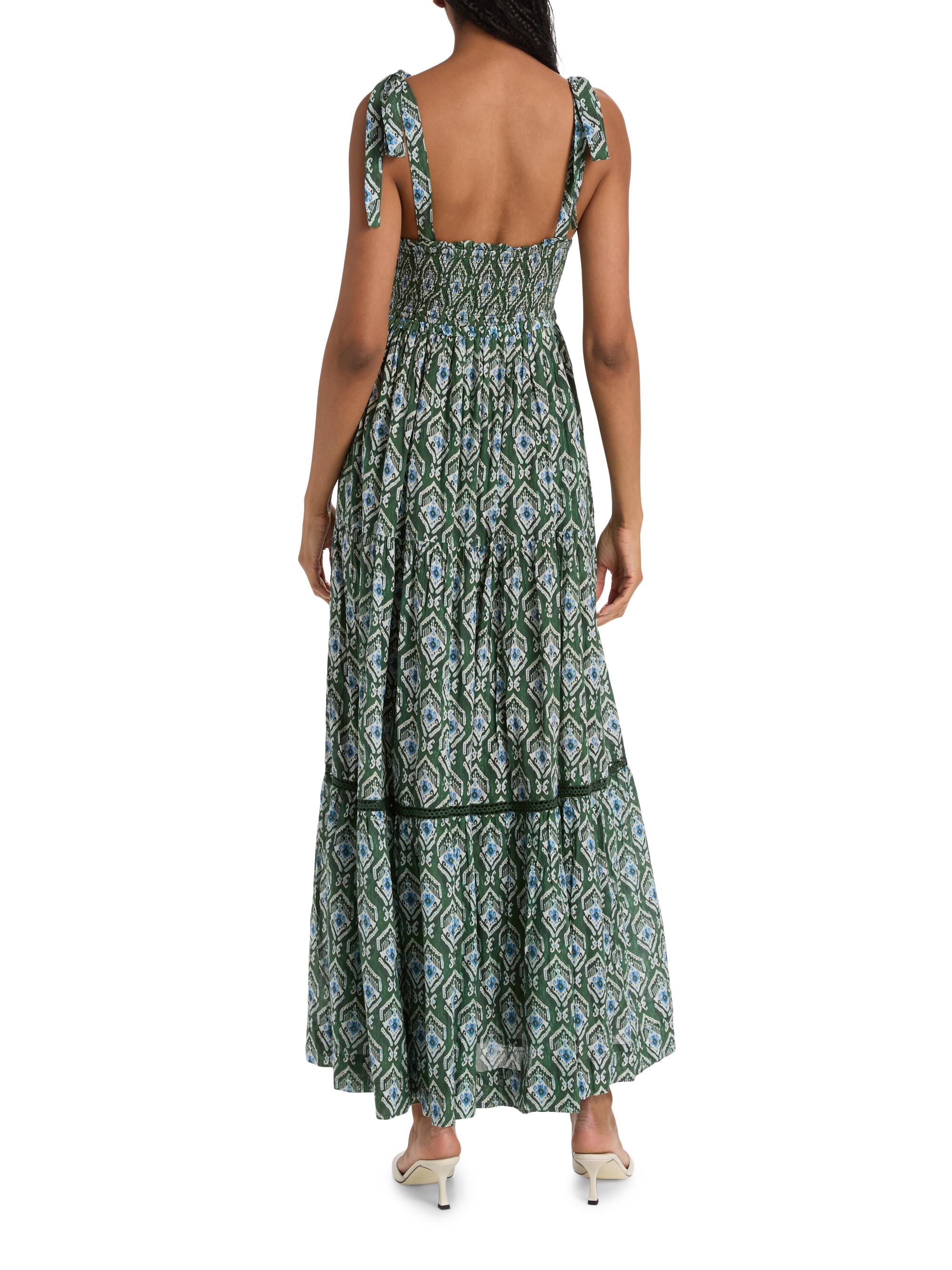 Ro's Garden Women's Reece Floral Maxi Dress - Green Indra | Thumbnail 5