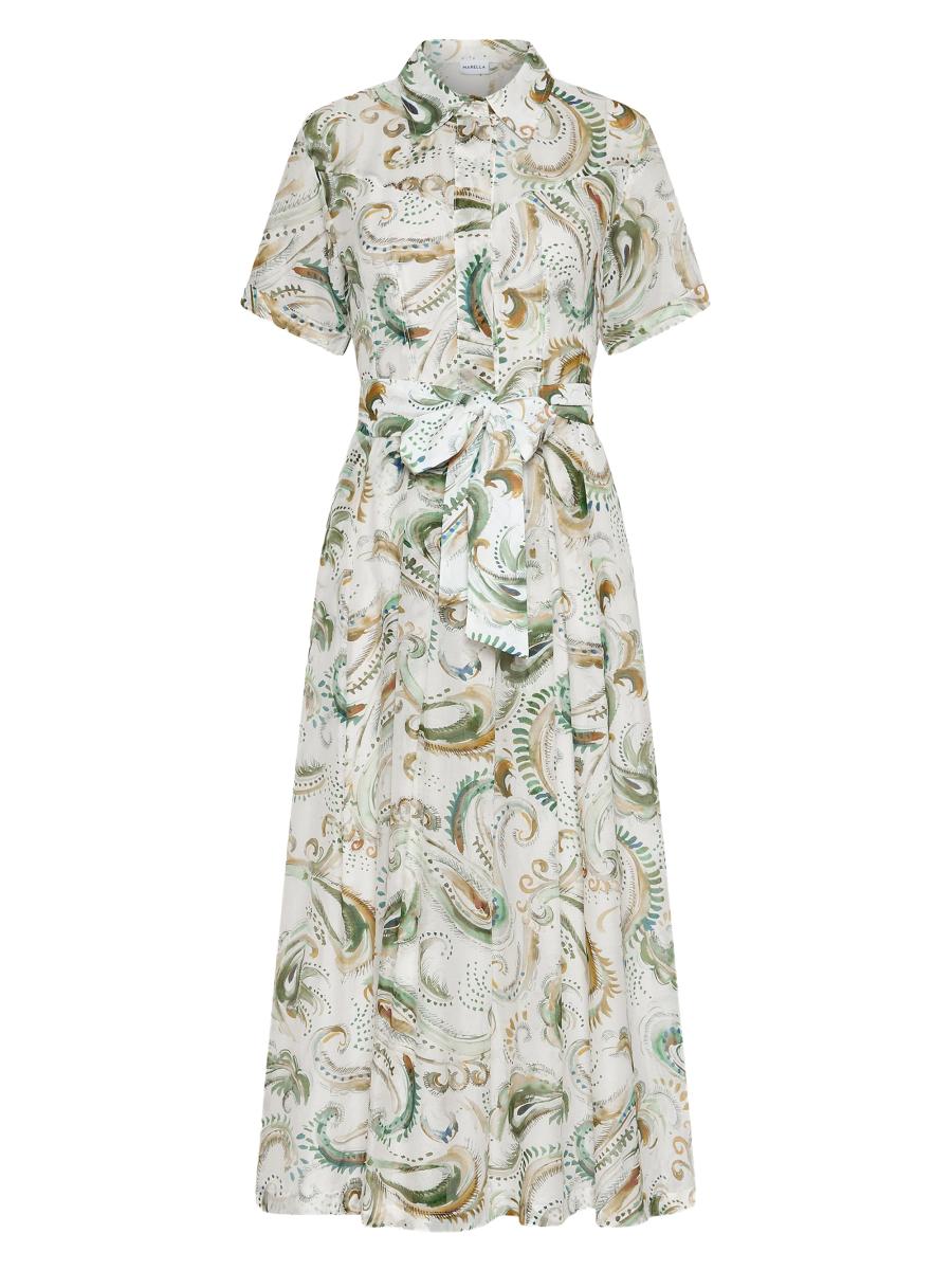 marella silk dress Marella Mllorigine Sleeveless Halter Neck Silk Slip Midi Dress, Womens, 12, Dust Blue